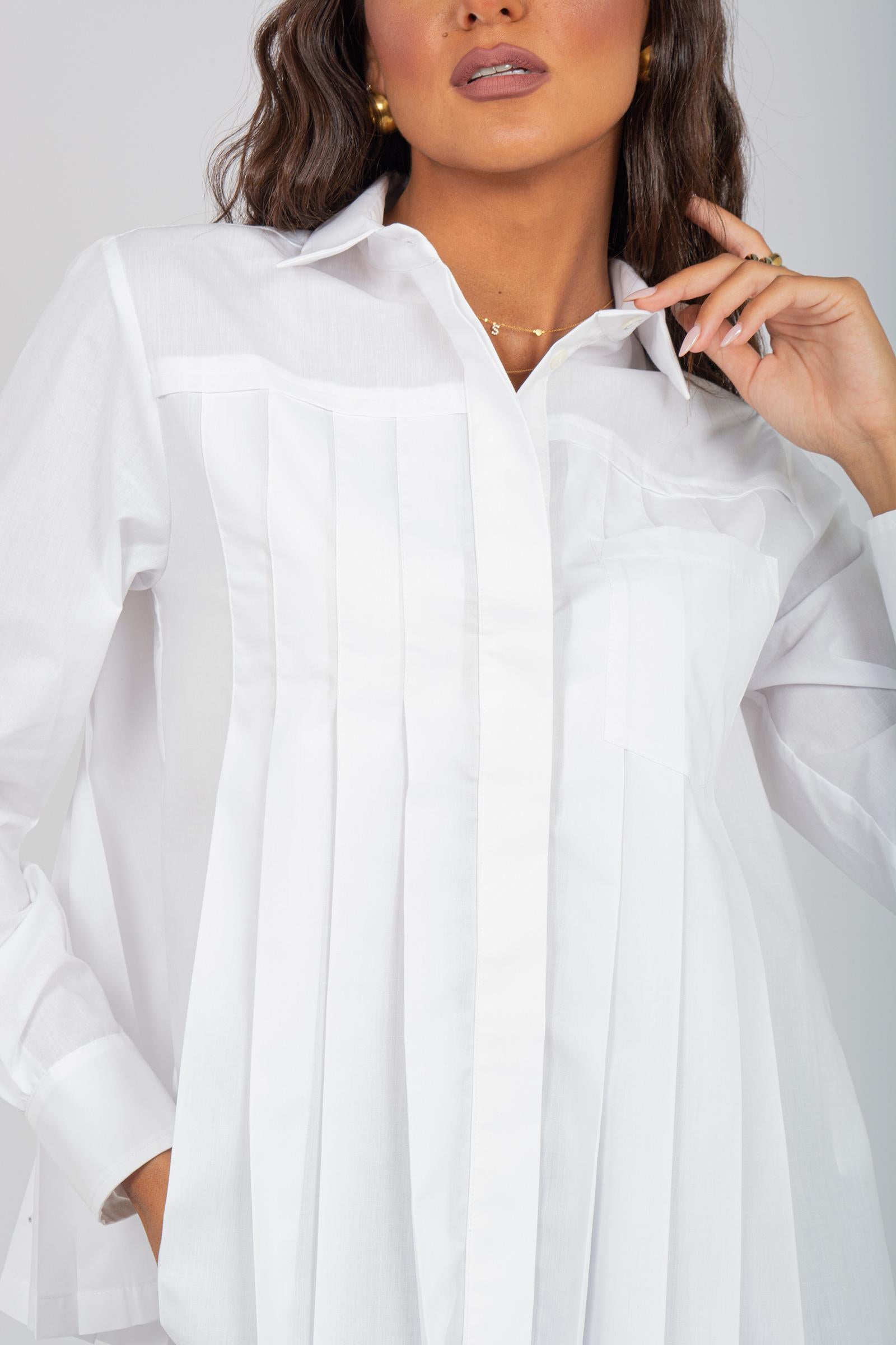 camicia shoming in cotone 'ambra' Y5WK23 A01 SEMICOUTURE