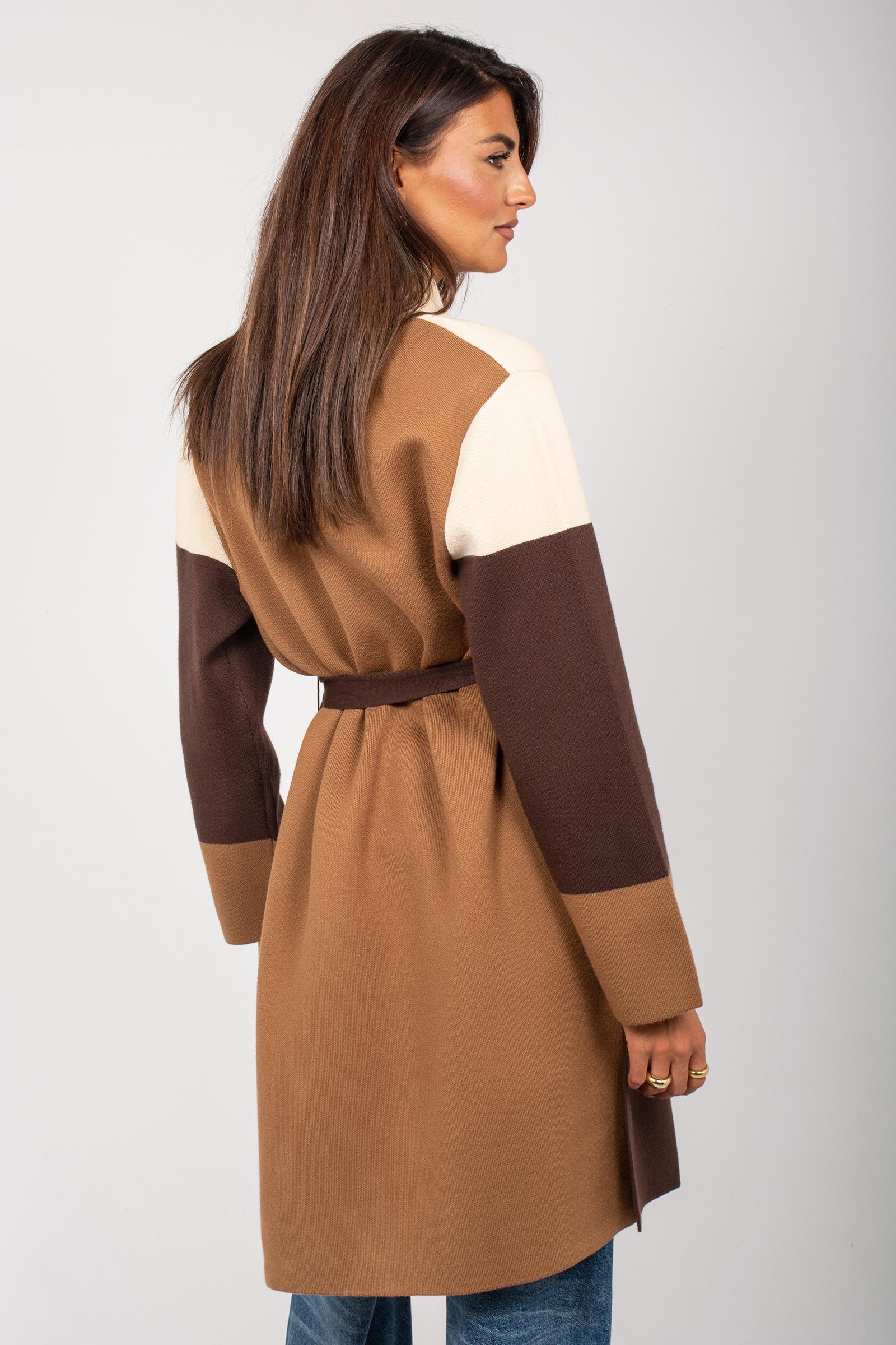 cardigan colorblock in misto viscosa M212J004943N B1 DIANA GALLESI