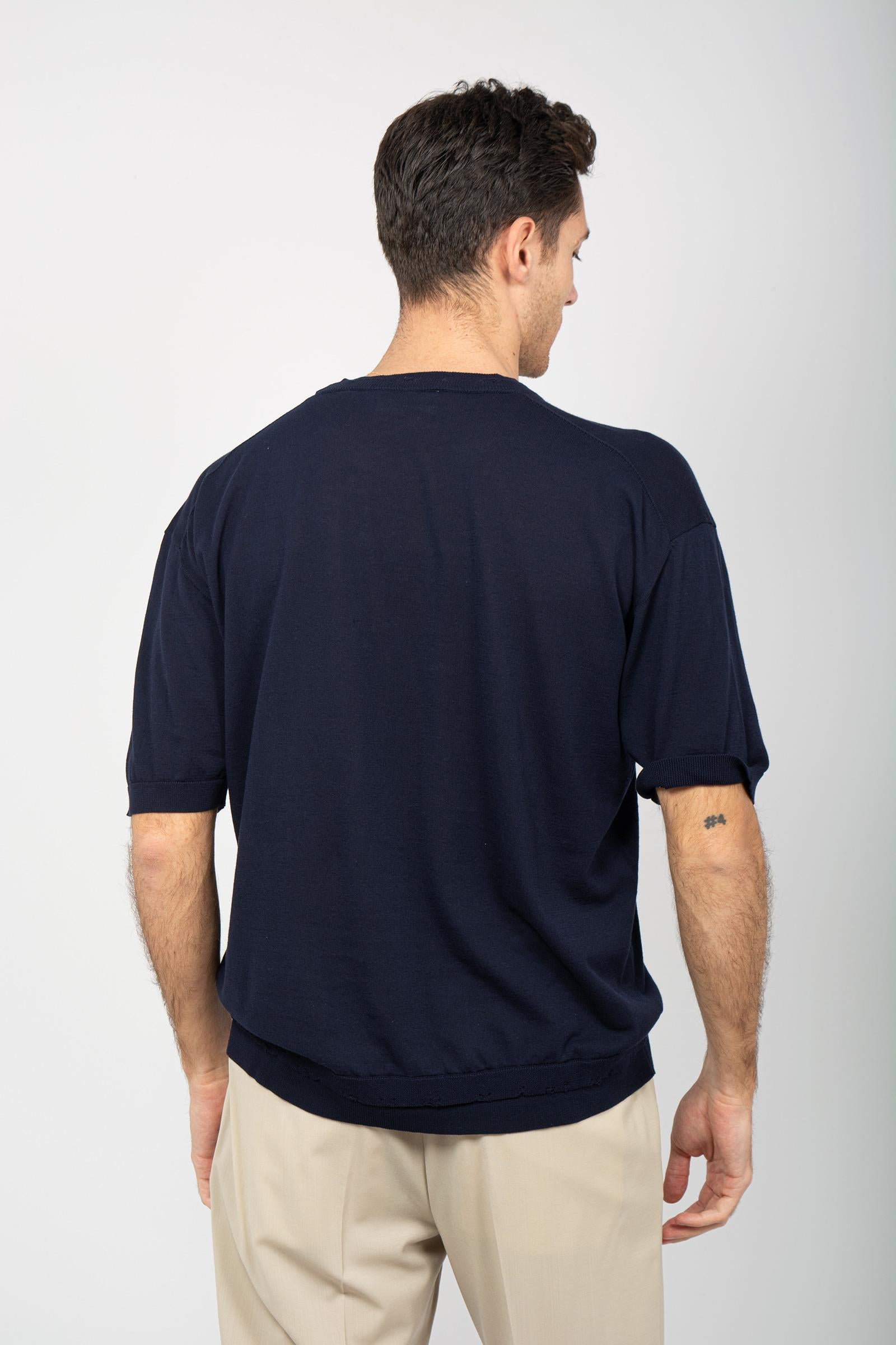 t-shirt in filo di cotone AFU11 07D ATOMO FACTORY