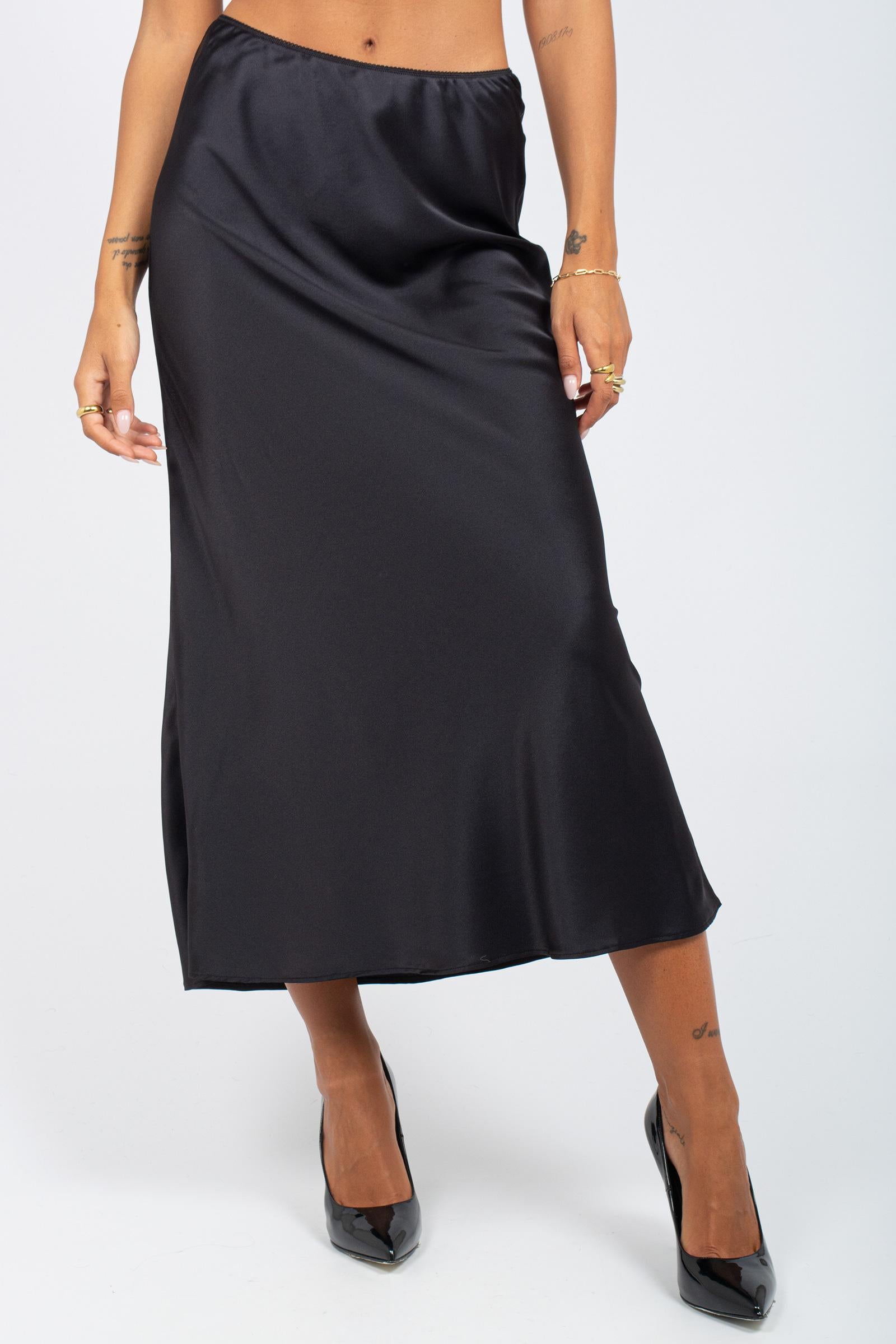 gonna in seta stretch 253F55065 09 ROBERTO COLLINA