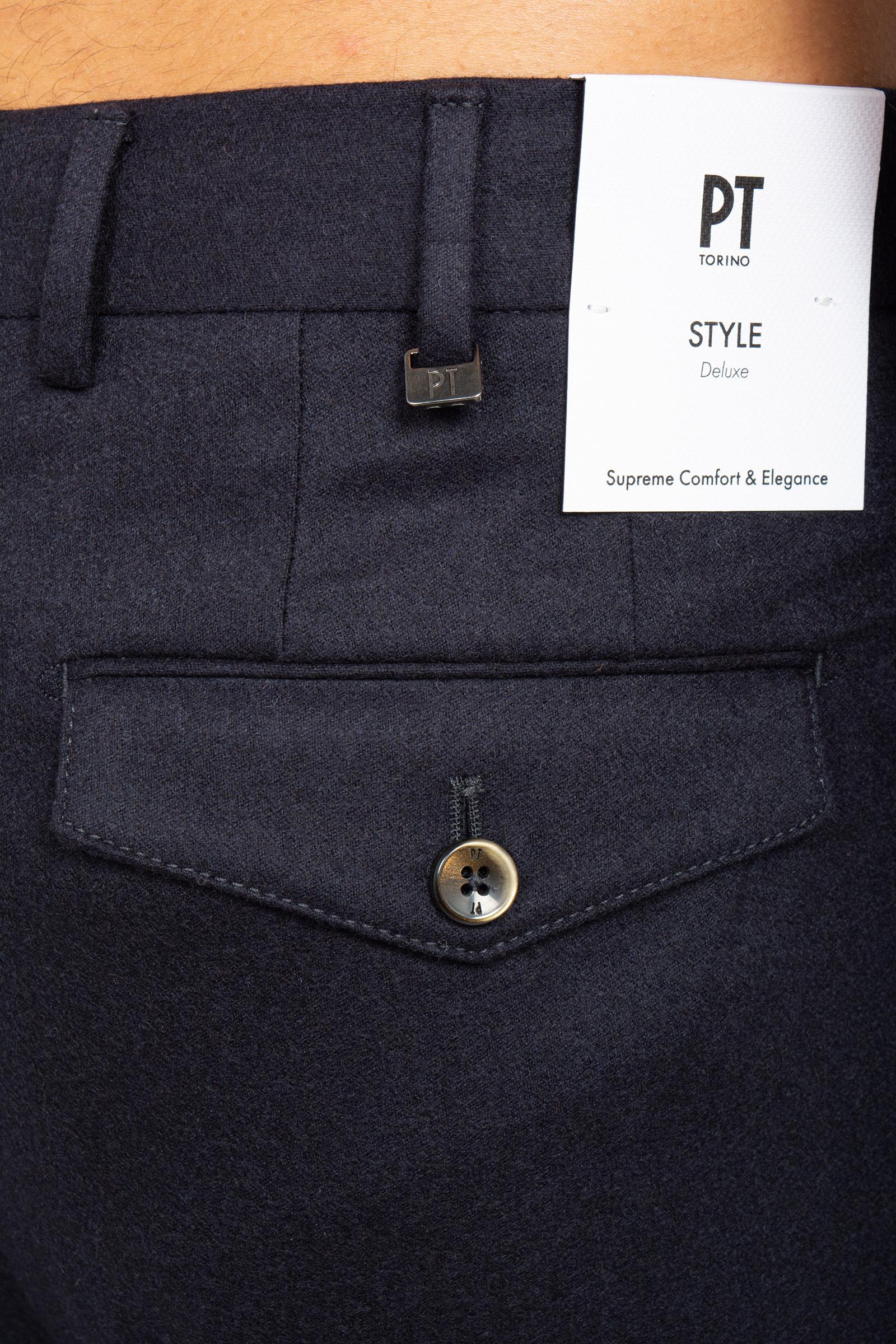 pantalone in misto lana 'carrot' COZFCLZB0CL1 TO030360 PT TORINO