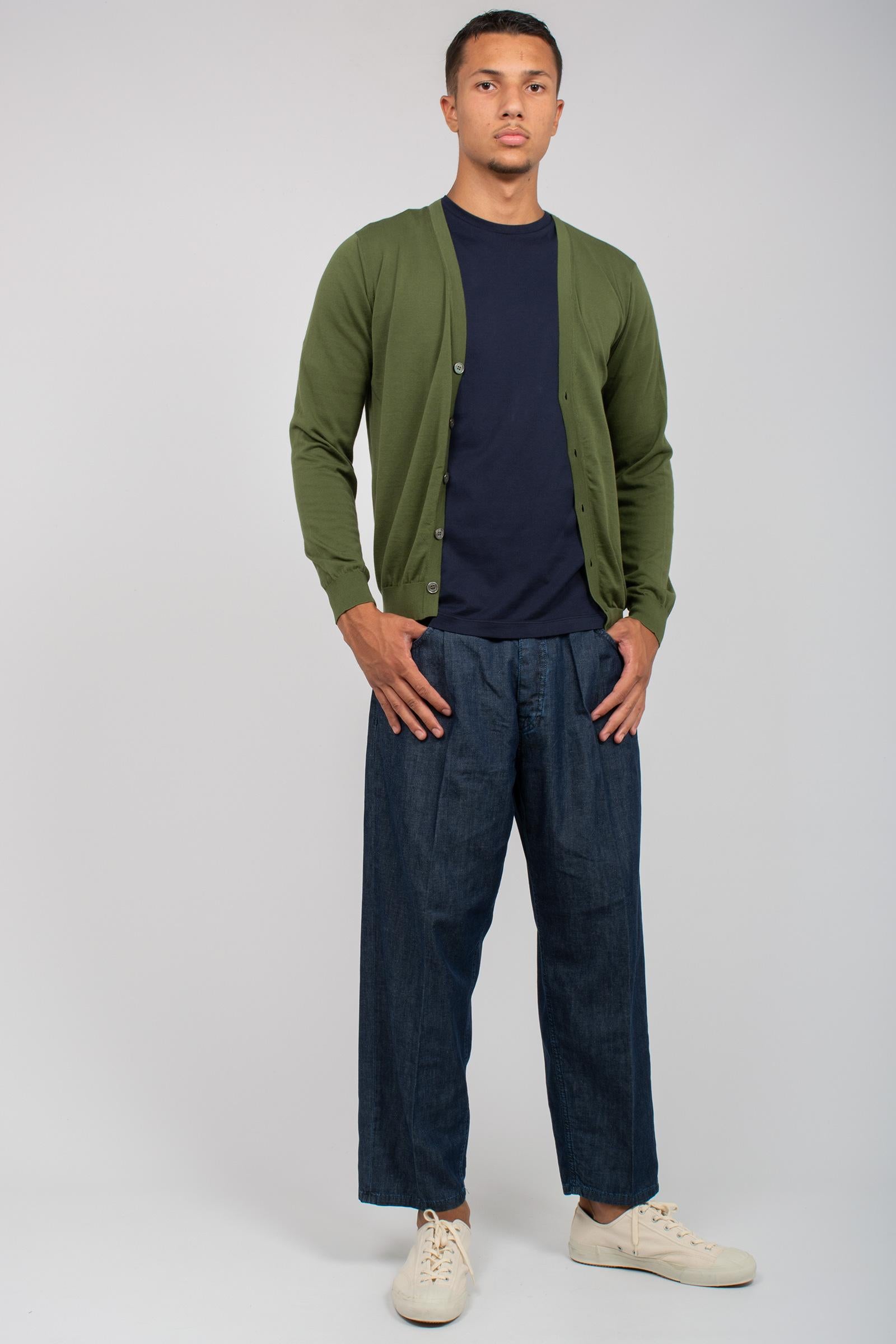 cardigan in cotone unito D0GN109 472 DRUMOHR