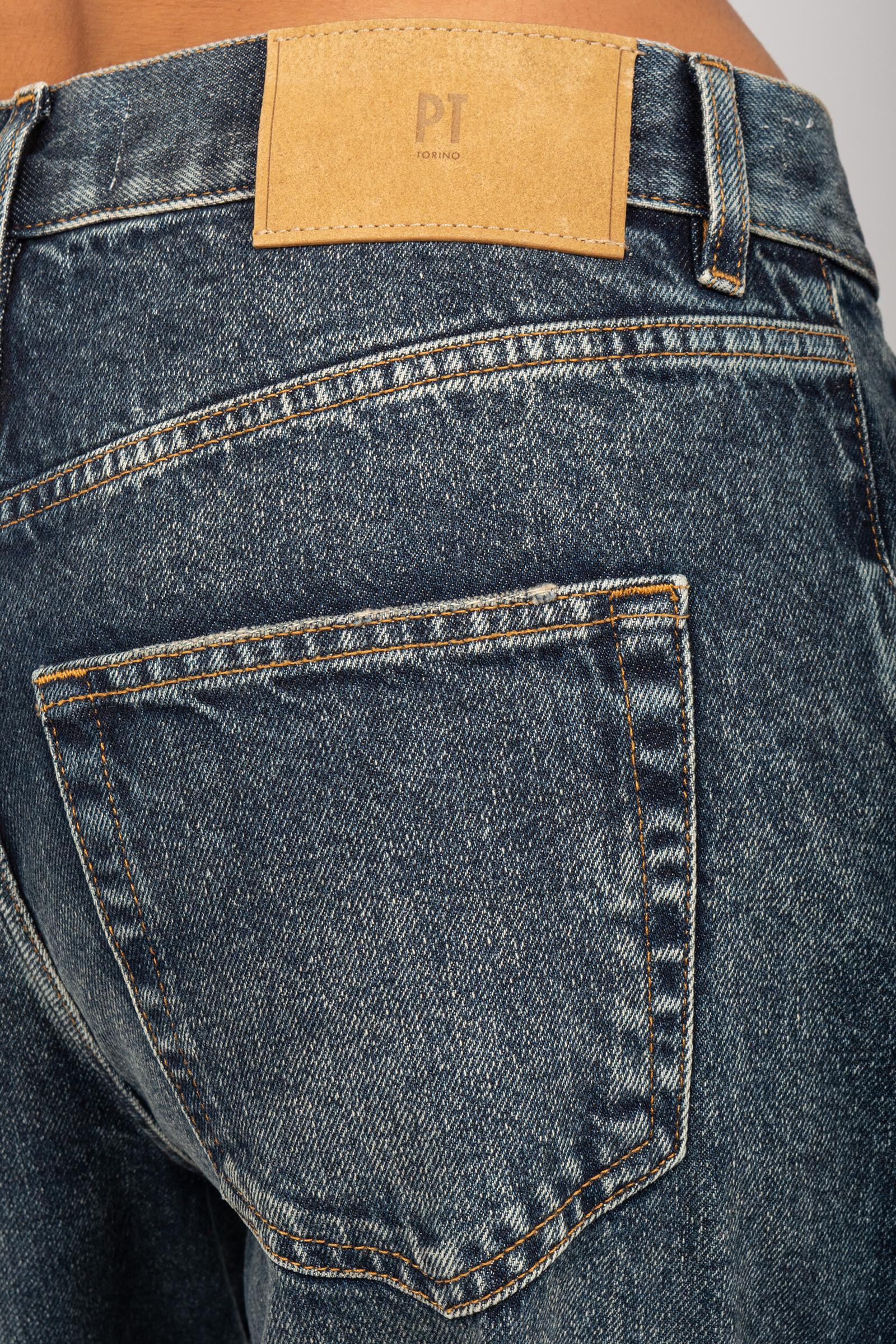 denim wide leg in cotone 'megan' C1VPMGZ0 AW0220MN32 PT TORINO DENIM