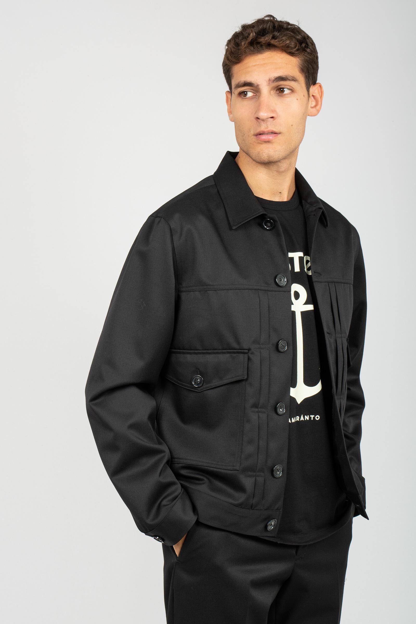 giacca cin riprese in gabardine di lana TL2FBK120TOR SD740990 PT TORINO