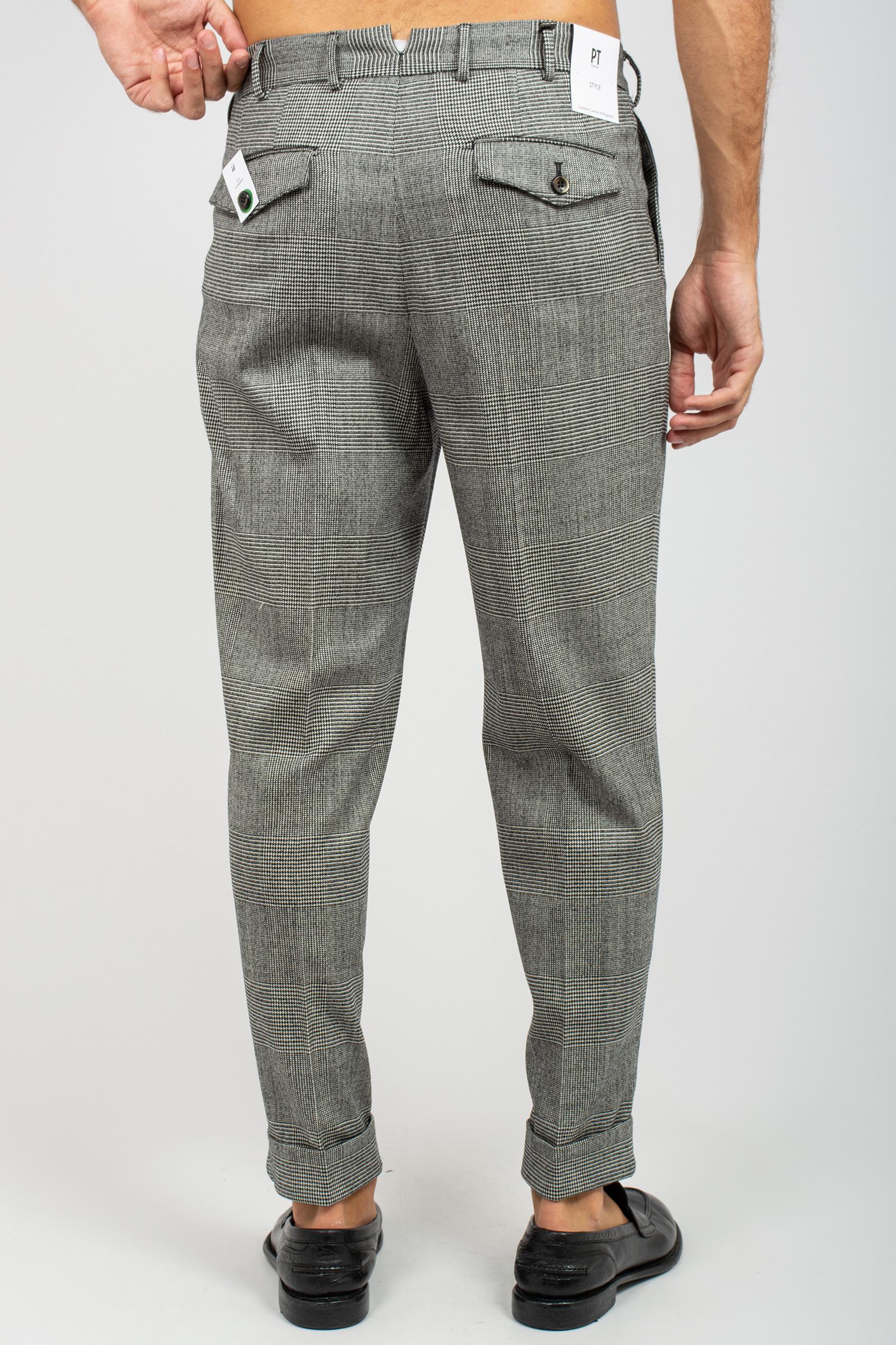 pantalone in misto lana 'carrot' COZFCLZB0CL1 RG260990 PT TORINO