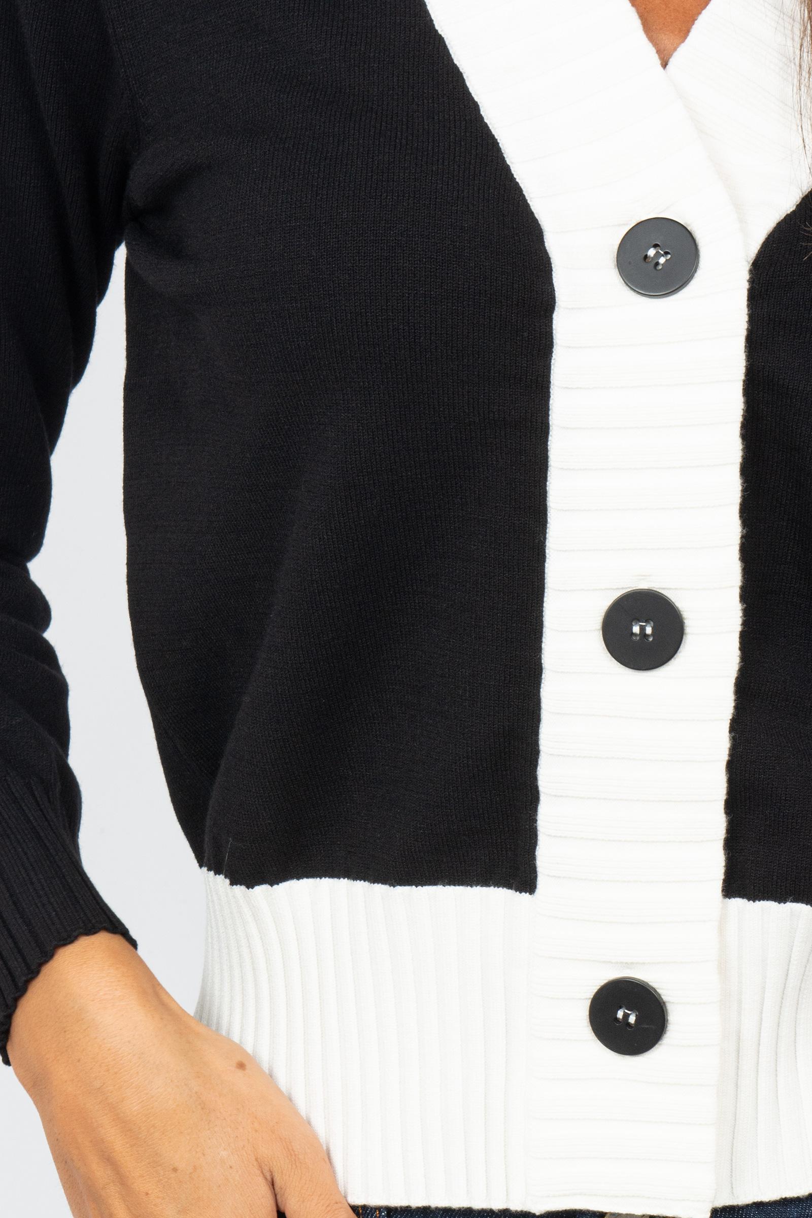 cardigan colorblock in misto lana M252J004985N A1 DIANA GALLESI