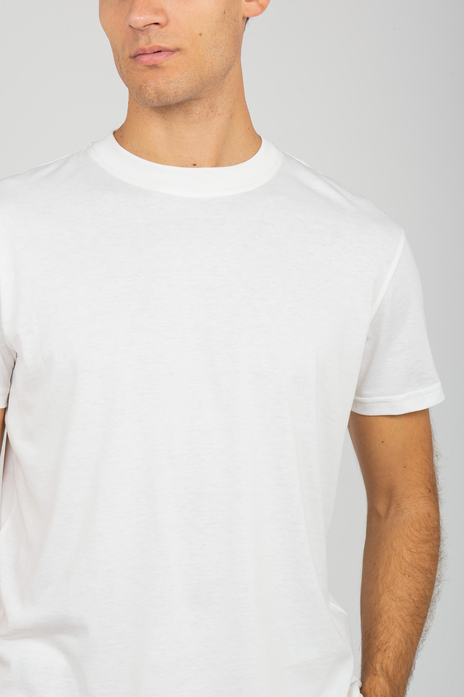 t-shirt in cotone e seta TL5STM050LEL 01CD0010 PT TORINO