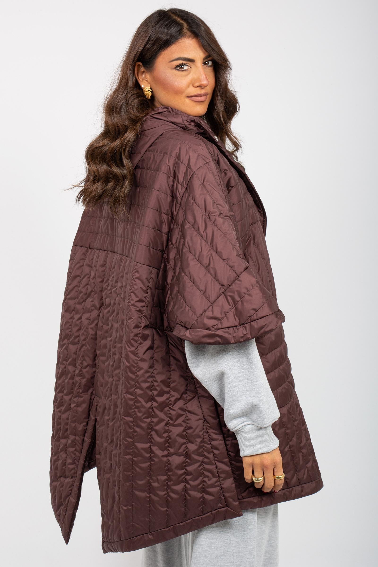 Piumino modello cappa in nylon 'orazio' 2526736018000 007 MM - MAX MARA