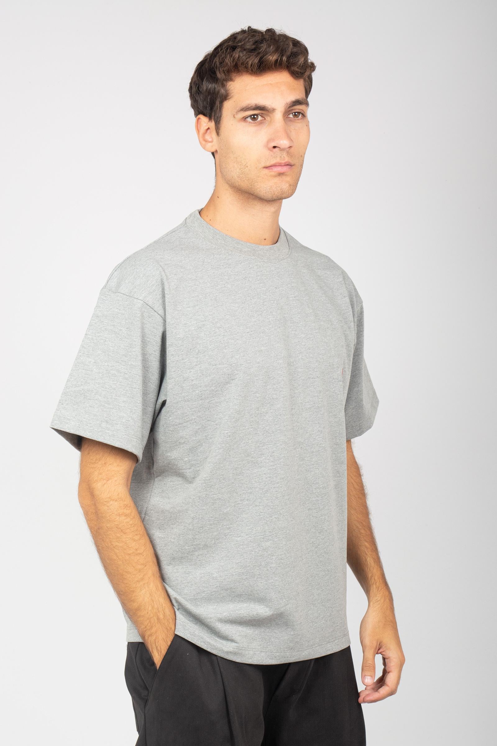 t-shirt in cotone con logo F5PKUATH172 101 A PAPER KID