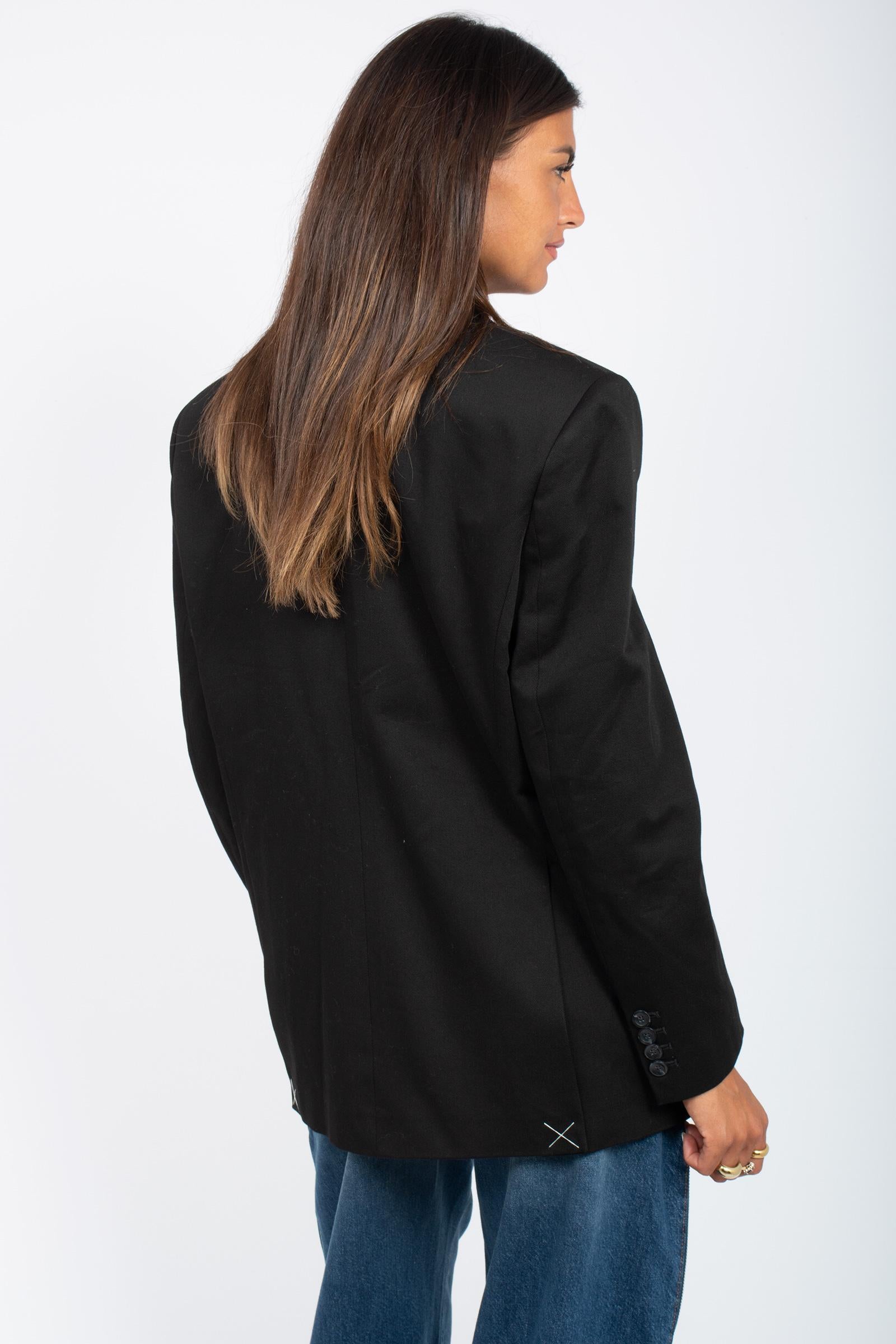 Giacca oversize in misto cotone 7N106A14 BLK 7 FOR ALL MANKIND