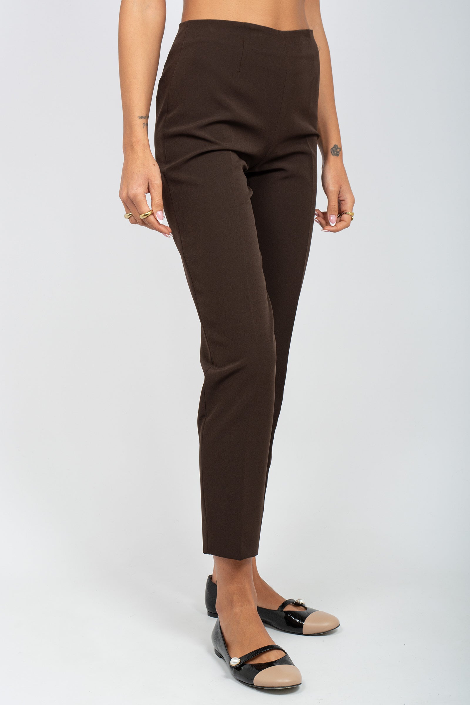 pantalone in tessuto tecnico 'gioia' CDVSGIZ00STD DX090180 PT TORINO 