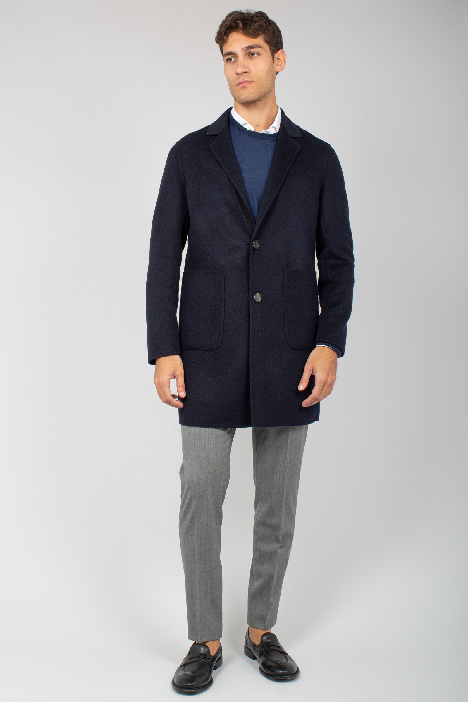 cappotto uomo in lana vergine 'loro piana capolavoro' 12000763203 9897 TARDIA 