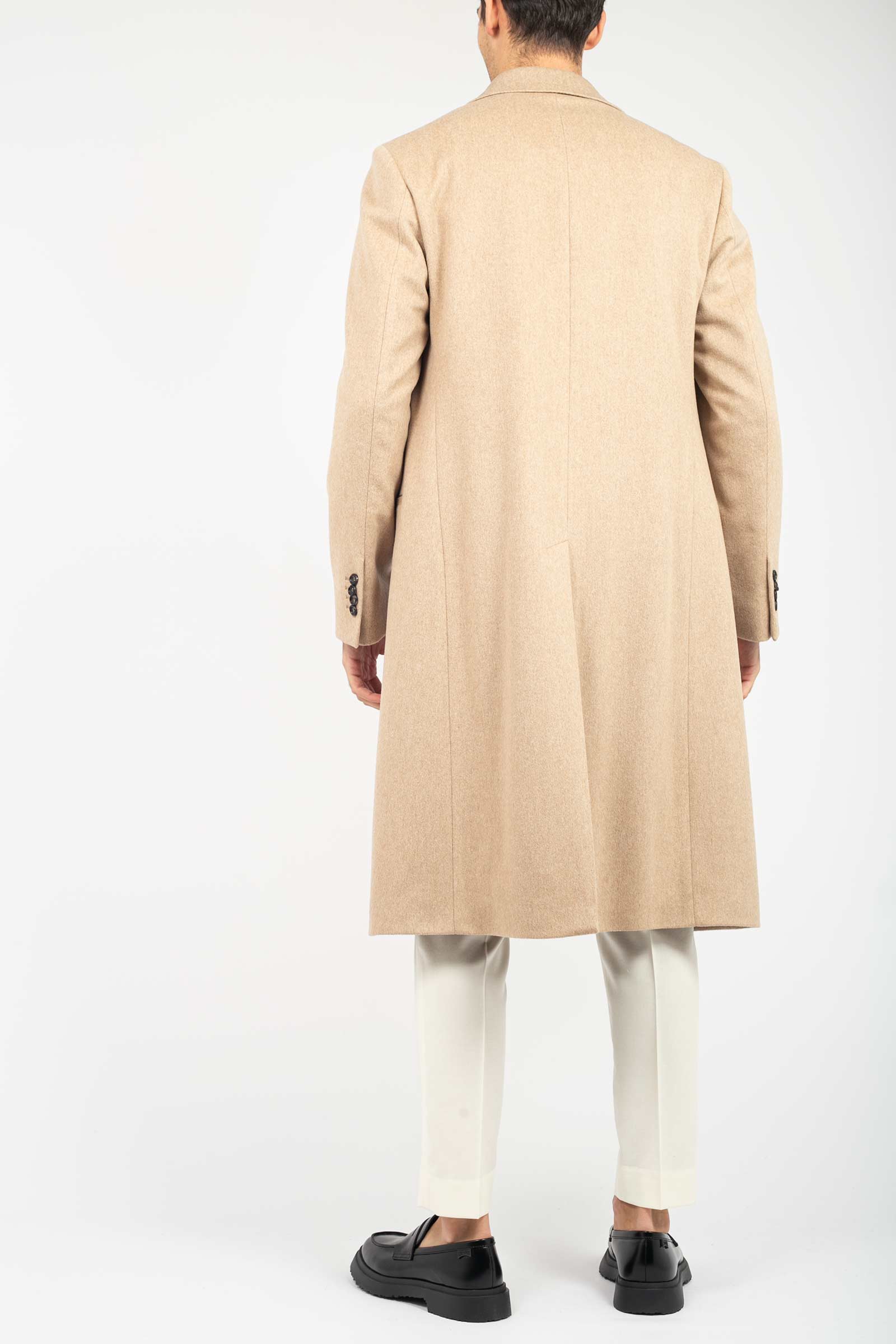 cappotto doppio petto in panno di lana 'capolavoro loropiana' 8400784400 9379 TARDIA 