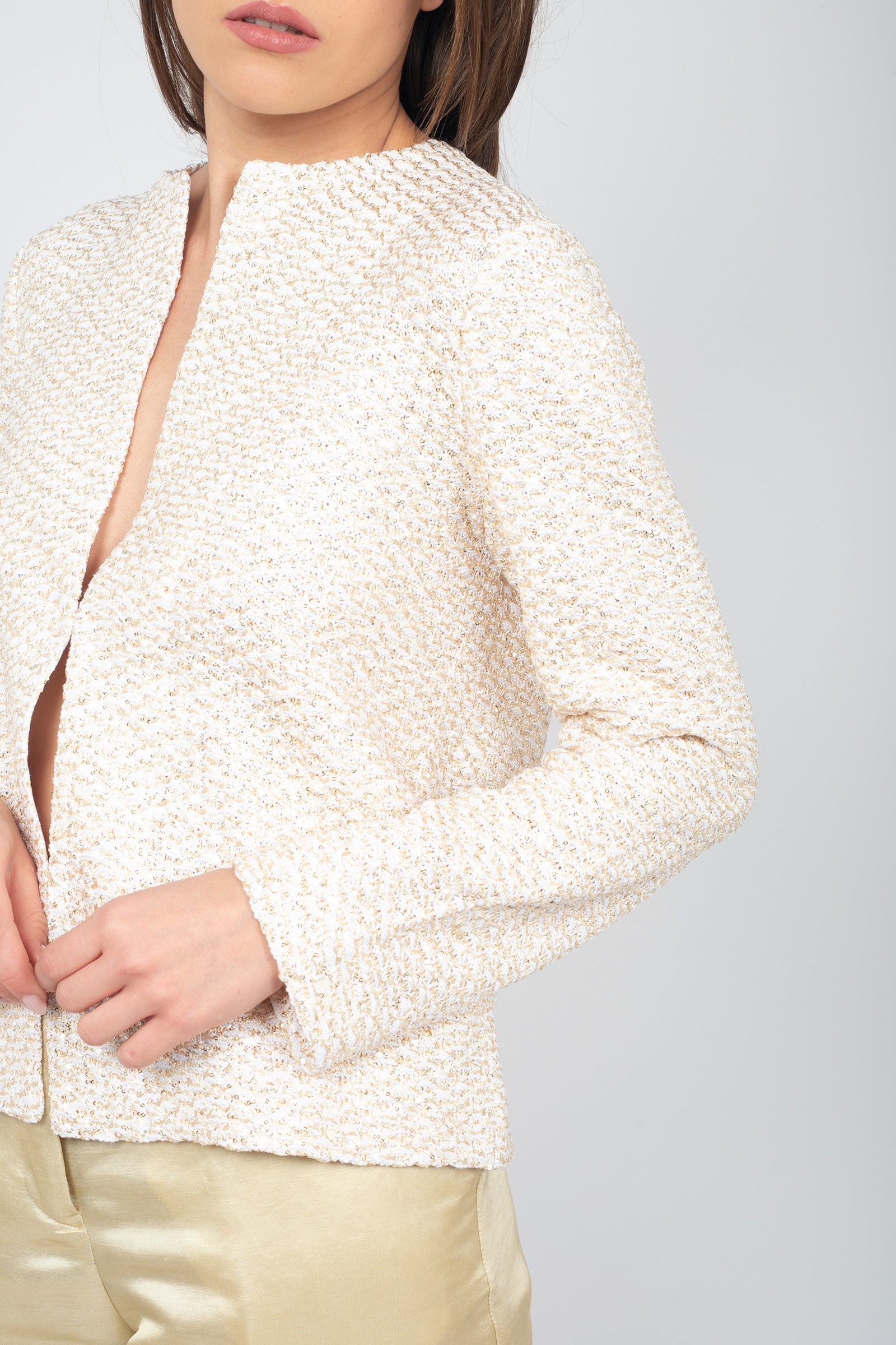 giacca chanel in cotone e seta 'sfera' SFERA 263 AMINA RUBINACCI 