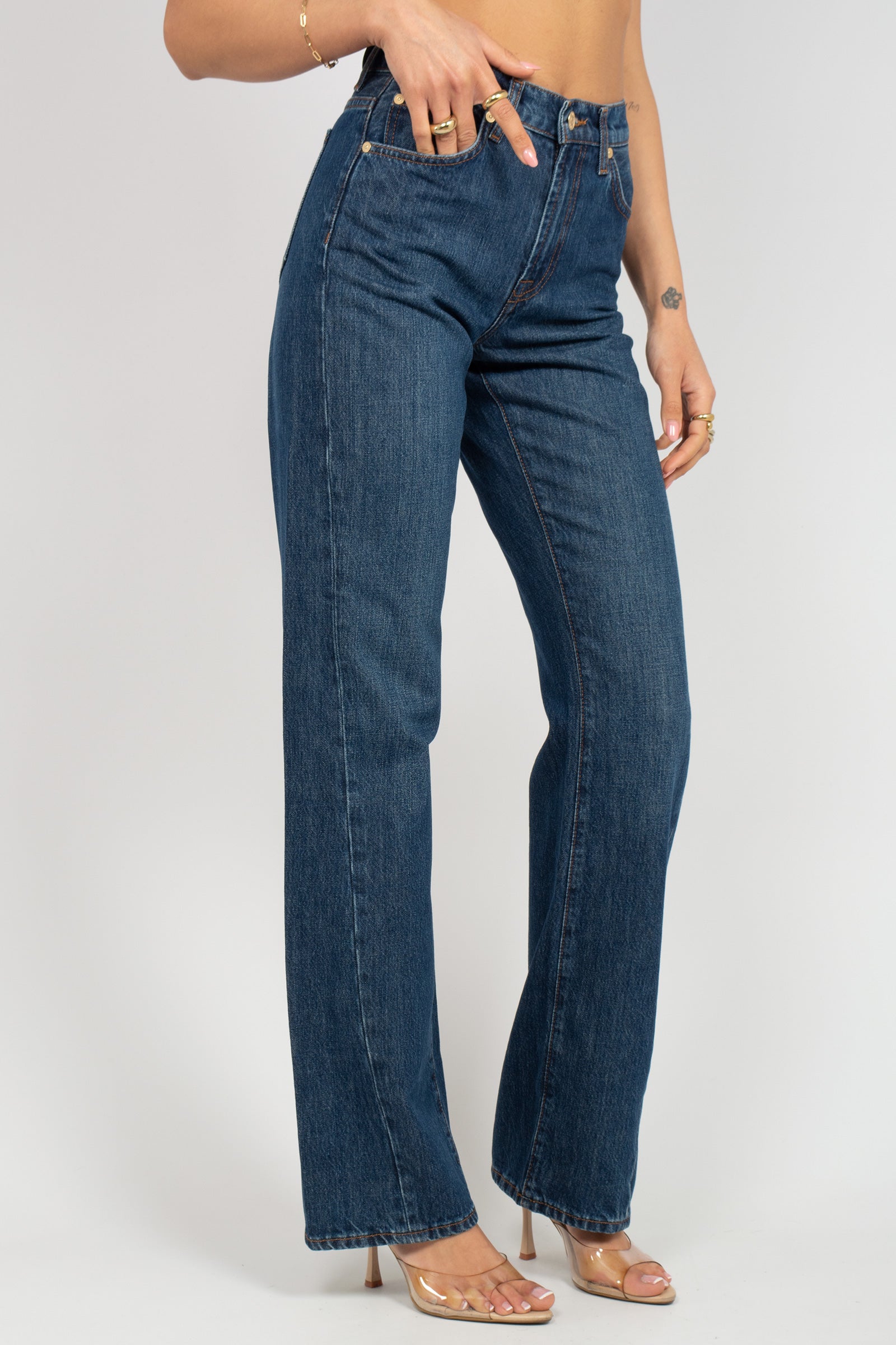 denim in cotone stretch 'tess' 7UX50E52 RADAR 7 FOR ALL MANKIND 