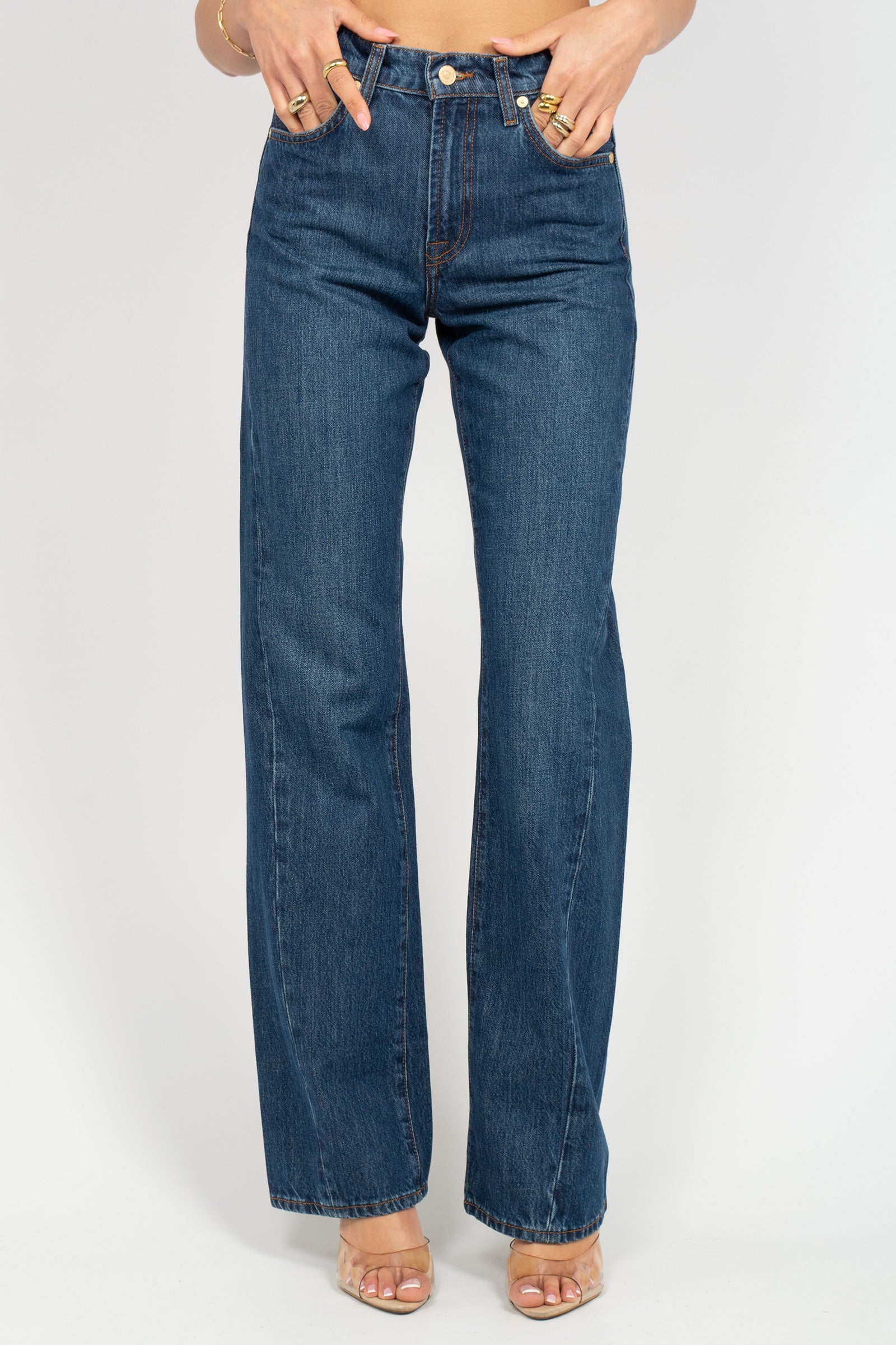 denim in cotone stretch 'tess' 7UX50E52 RADAR 7 FOR ALL MANKIND 