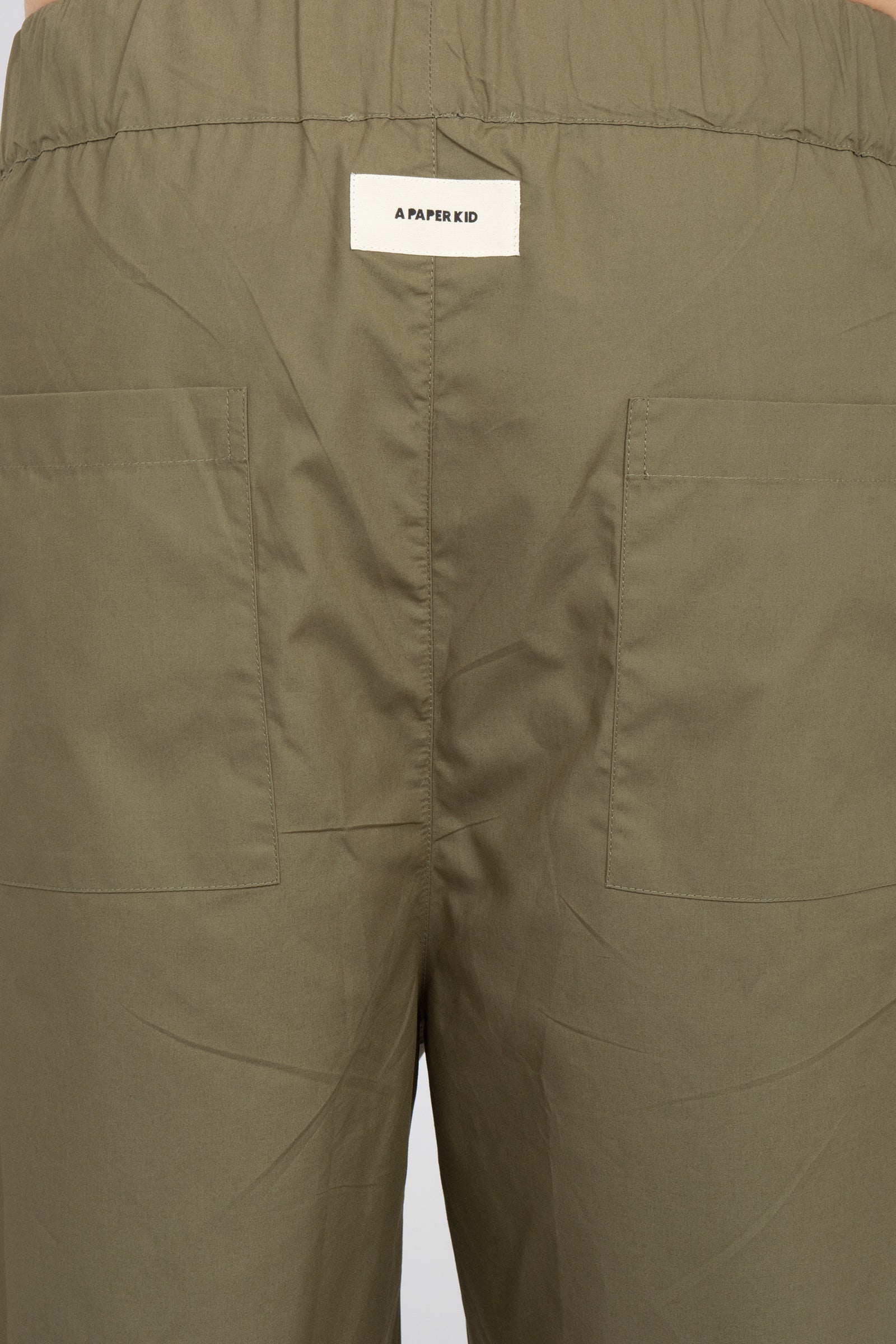 shorts in popeline di cotone S6PKMABE005 084 A PAPER KID 
