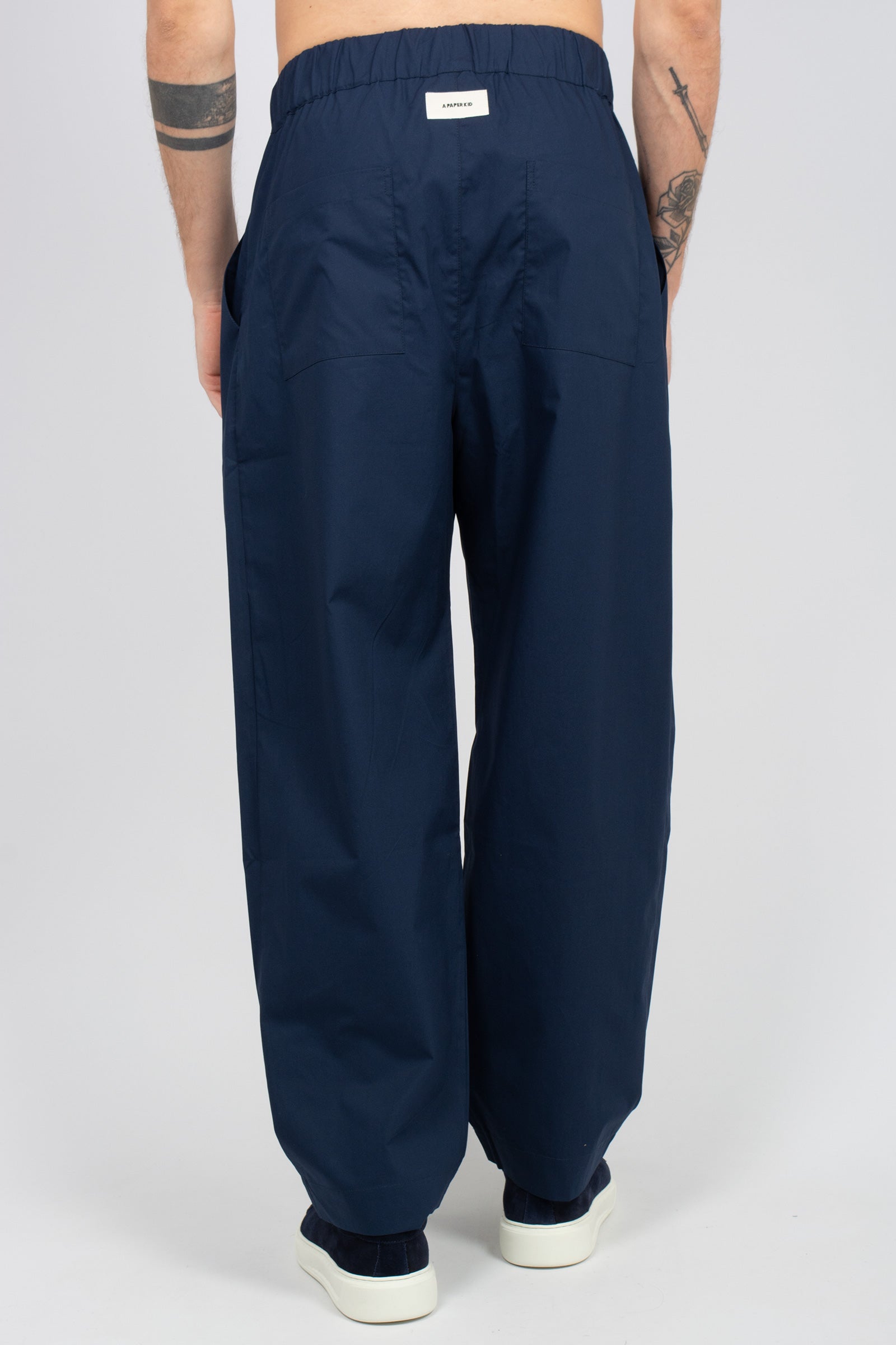 jogger in popeline di cotone S6PKMAPA004 060 A PAPER KID 