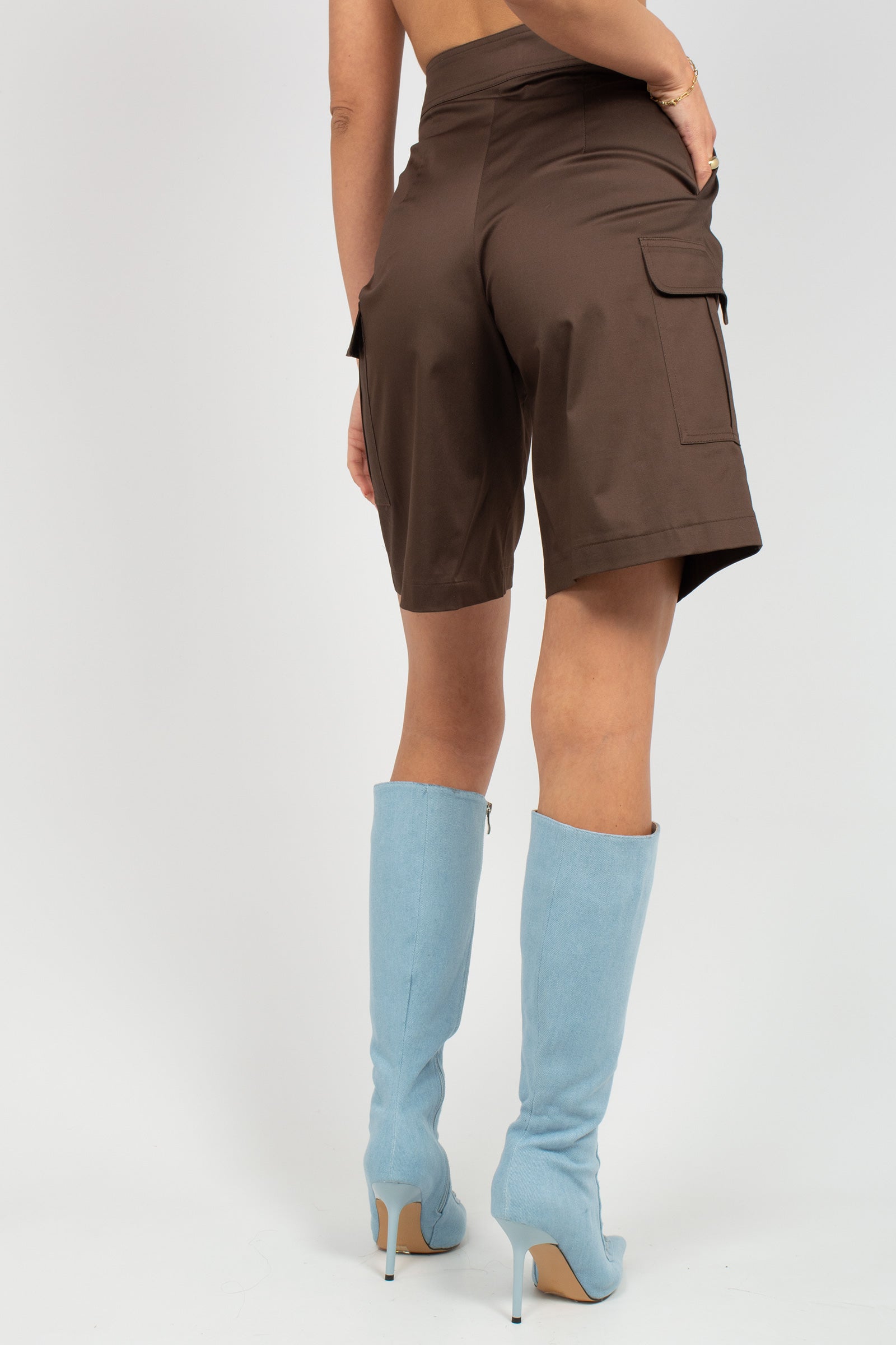 bermuda in cotone SR64ART16169 CHOCO ACTUALEE 