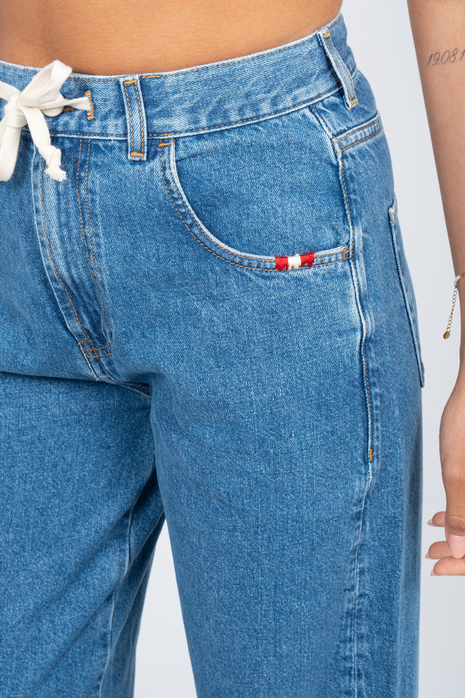 denim danielle in cotone AMD115D7430111 C0999 AMISH 