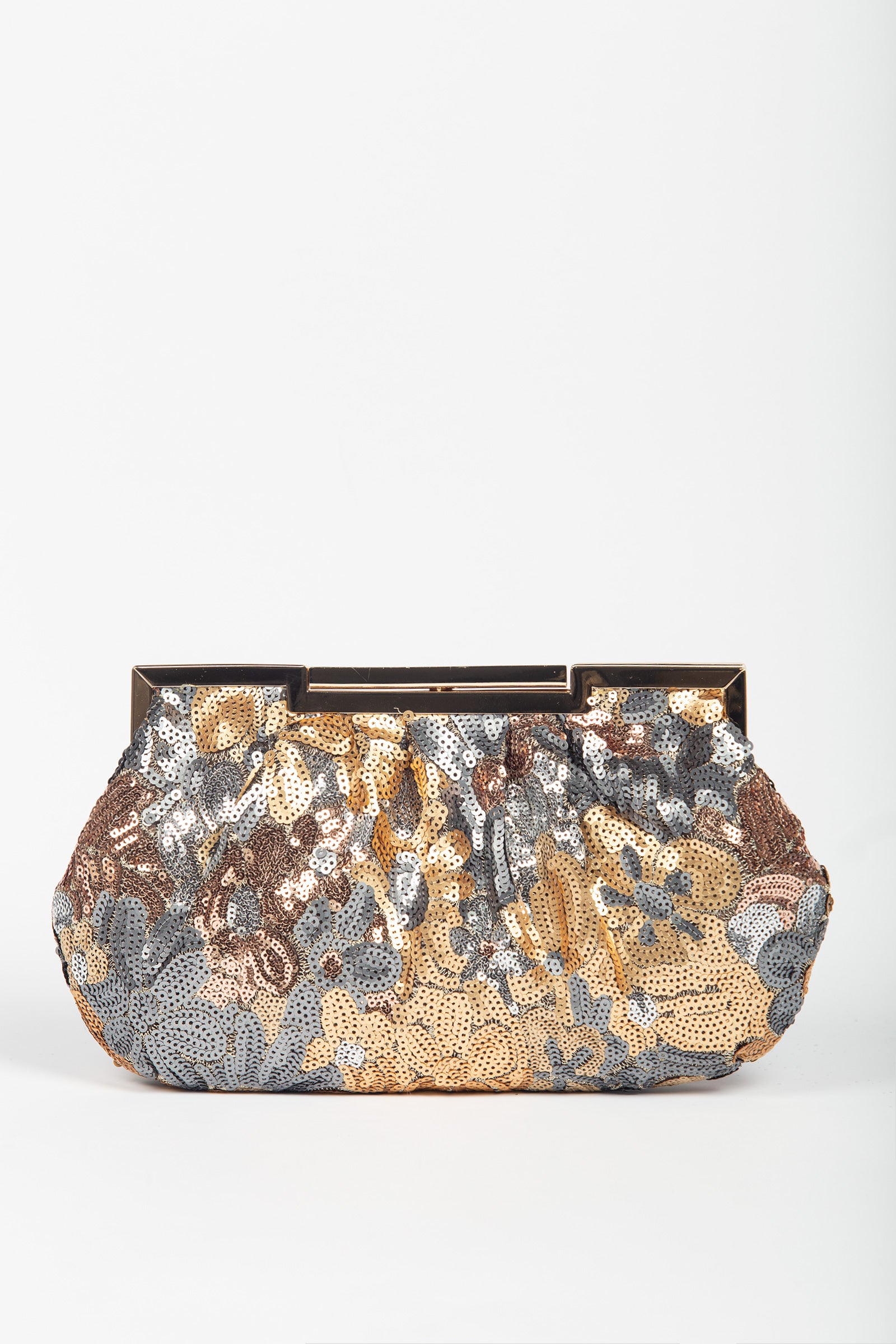 clutch morbida in pailettes ACA557 DORE ANNA CECERE 