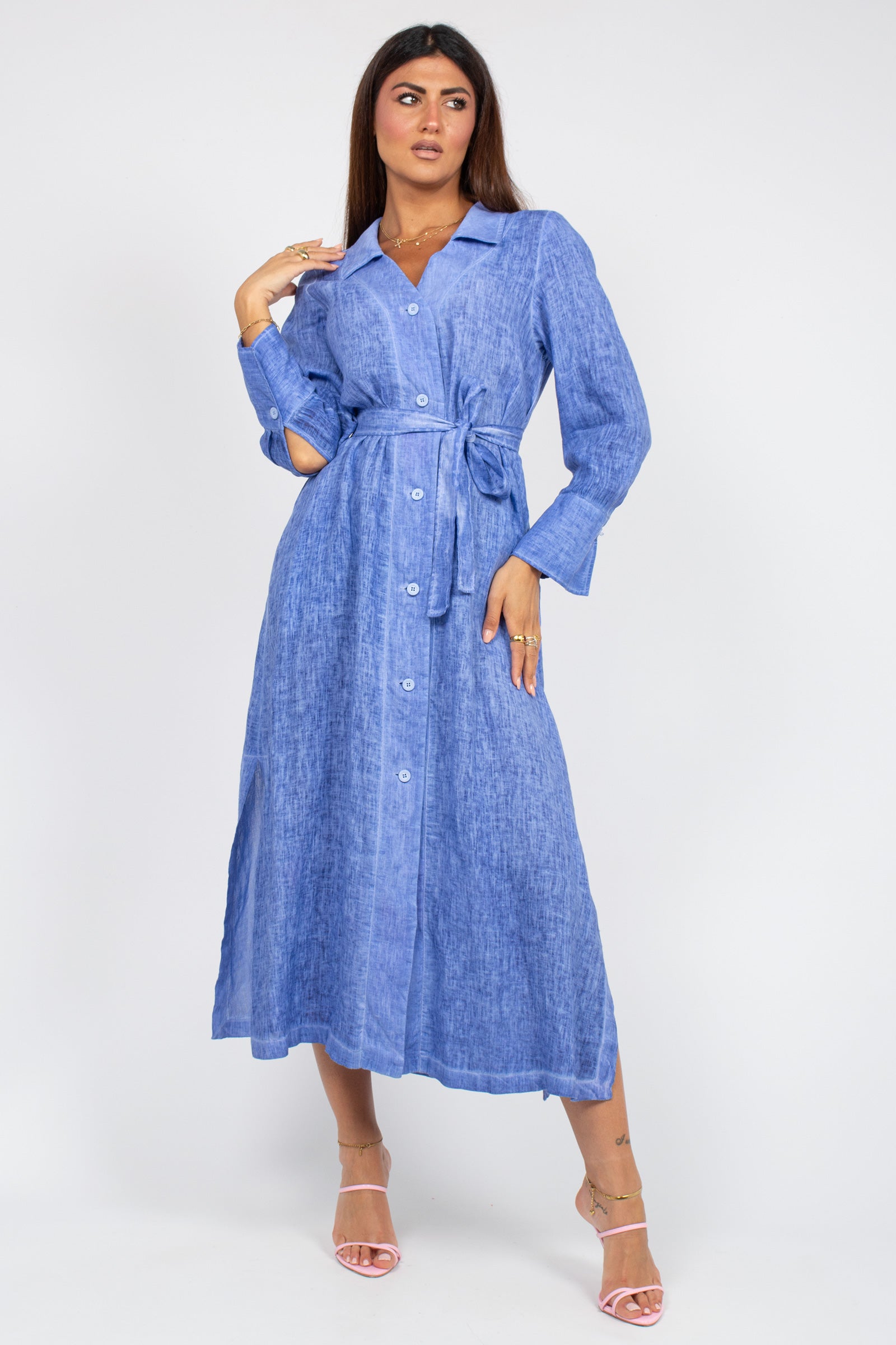 abito in lino S2235597 218 ANNA SERAVALLI 