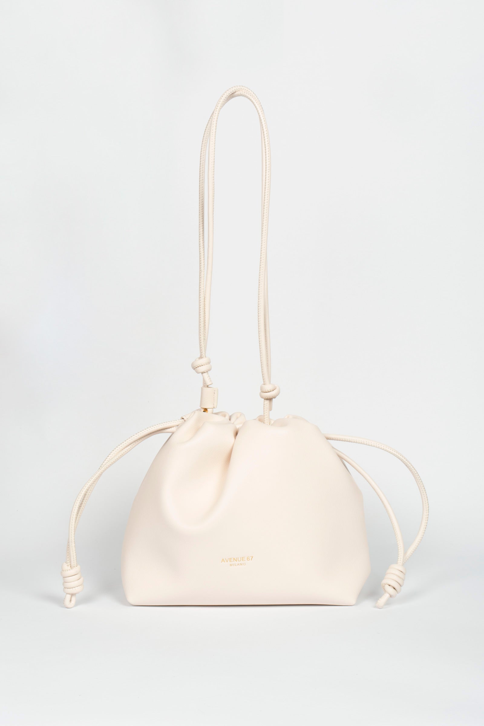 pounch con catena in nappa 'cynthia' CYNTHIASAUVAGE BURRO AVENUE 67 