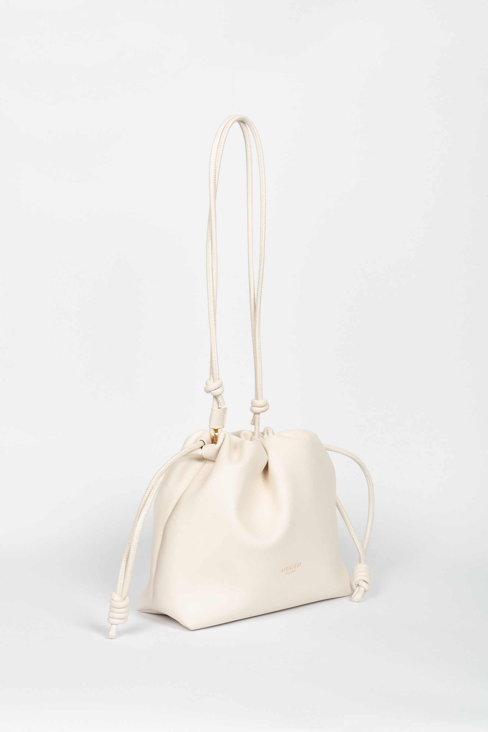 pounch con catena in nappa 'cynthia' CYNTHIASAUVAGE BURRO AVENUE 67 