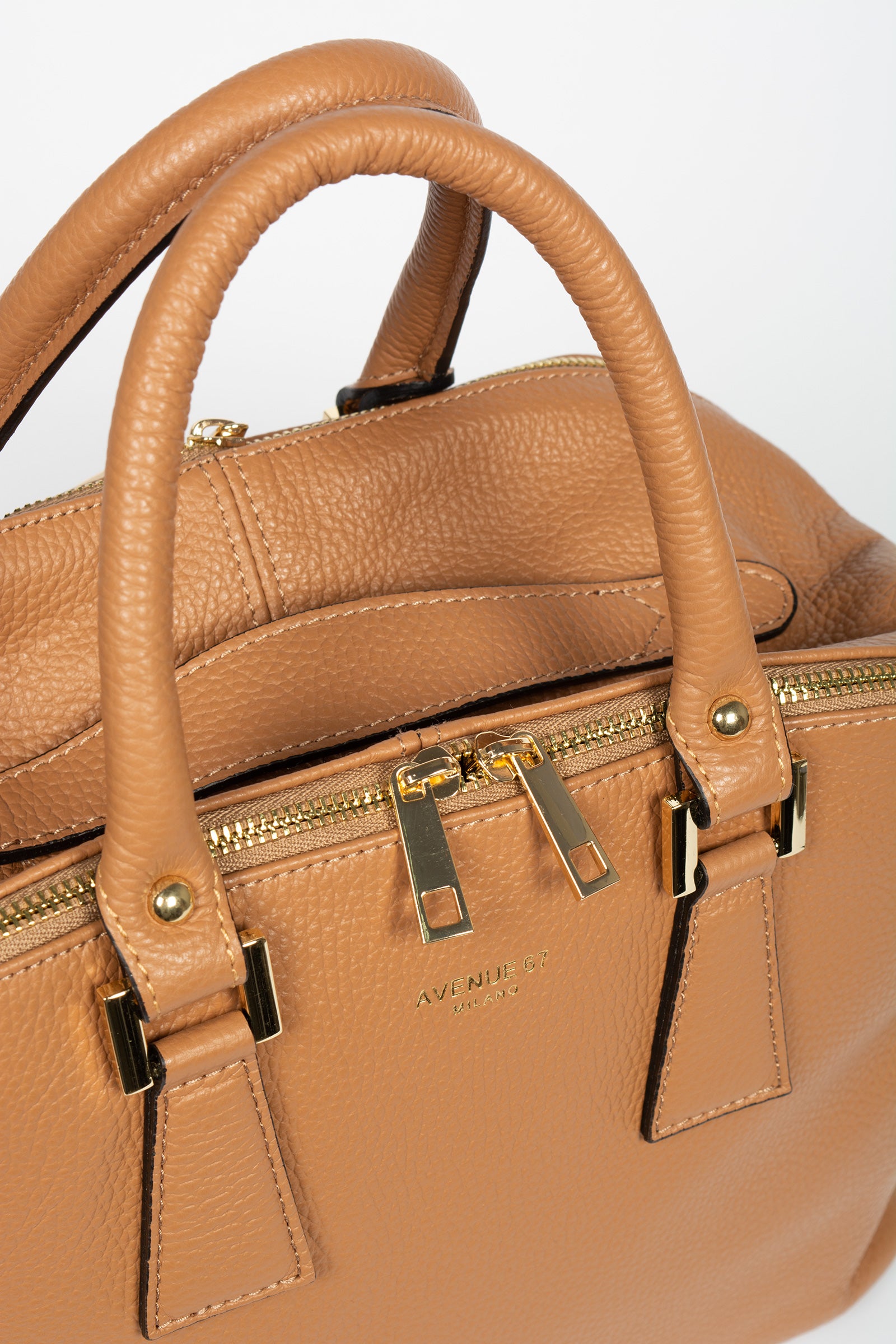 shopper xs in nappa martellata 'fandango' FANDANGOXSDOLLATO BISCOTTO AVENUE 67 