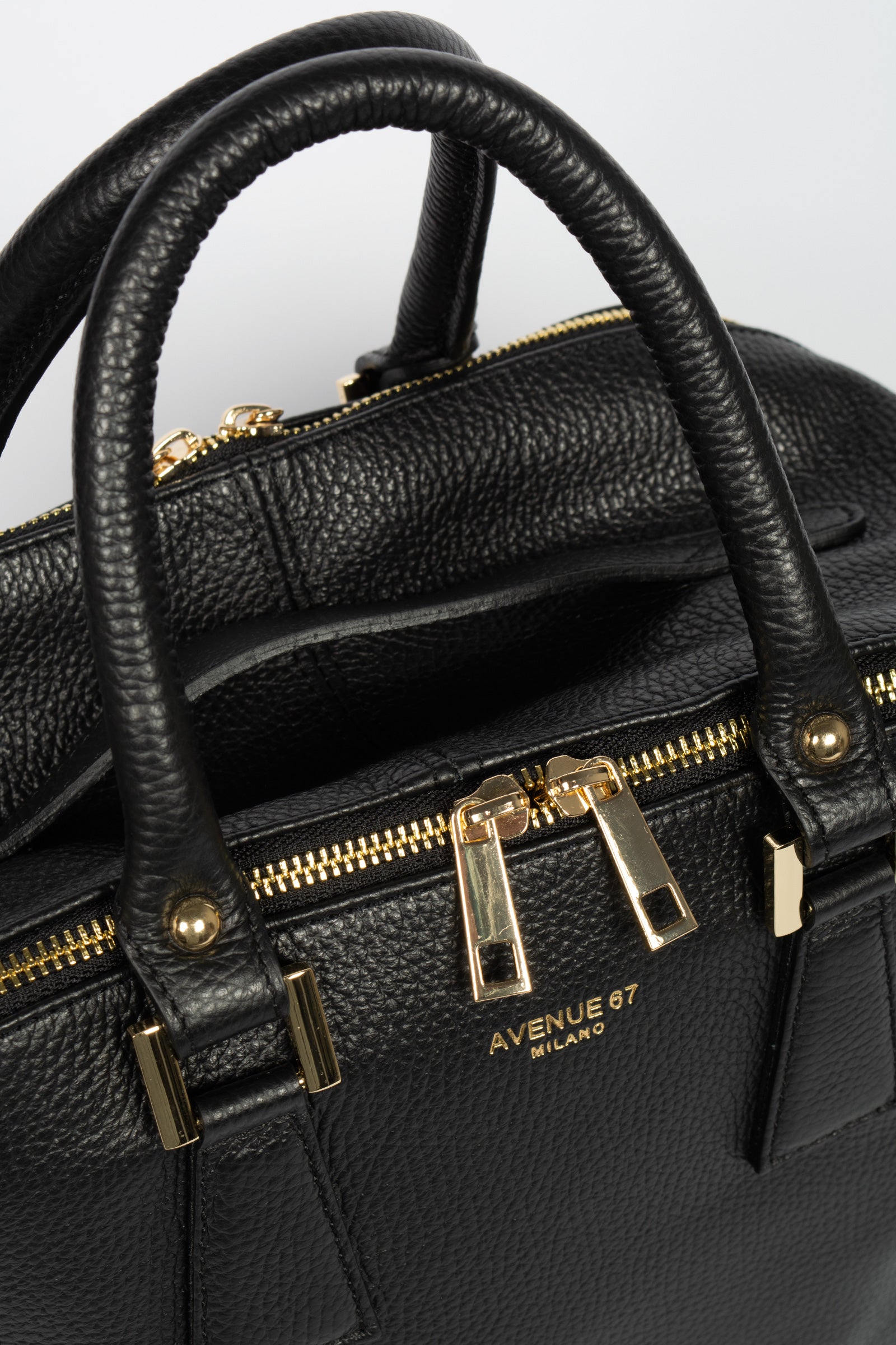 shopper xs in nappa martellata 'fandango' FANDANGOXSDOLLATO NERO AVENUE 67 