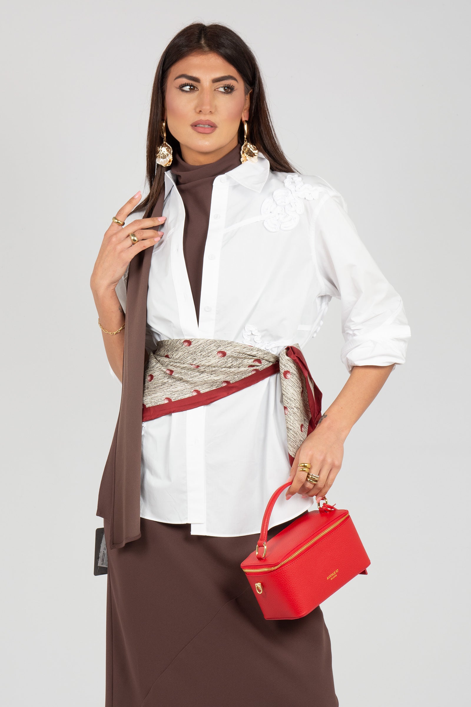 beauty in nappa martellana 'iman' IMANDOLLARO ROSSO AVENUE 67 