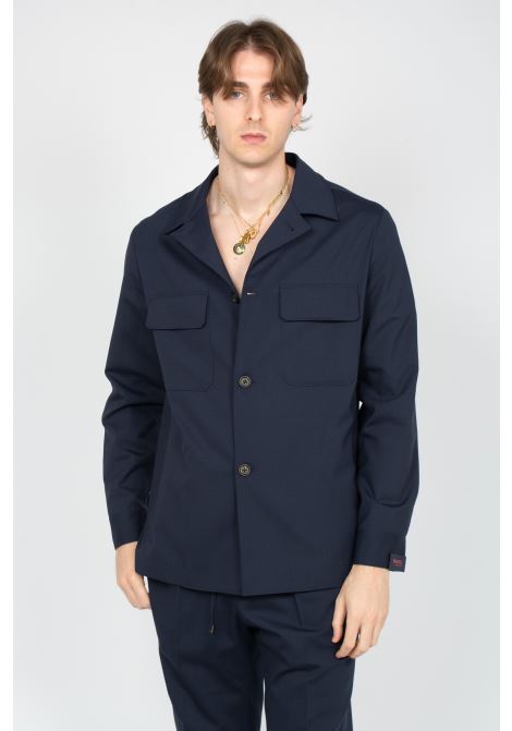 overshirt in polylana 'quatar' QUATARSELED7 803 BAGNOLI 