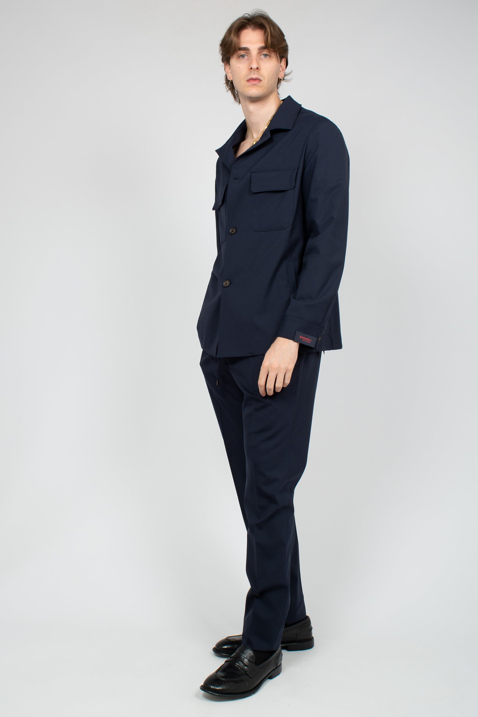overshirt in polylana 'quatar' QUATARSELED7 803 BAGNOLI 