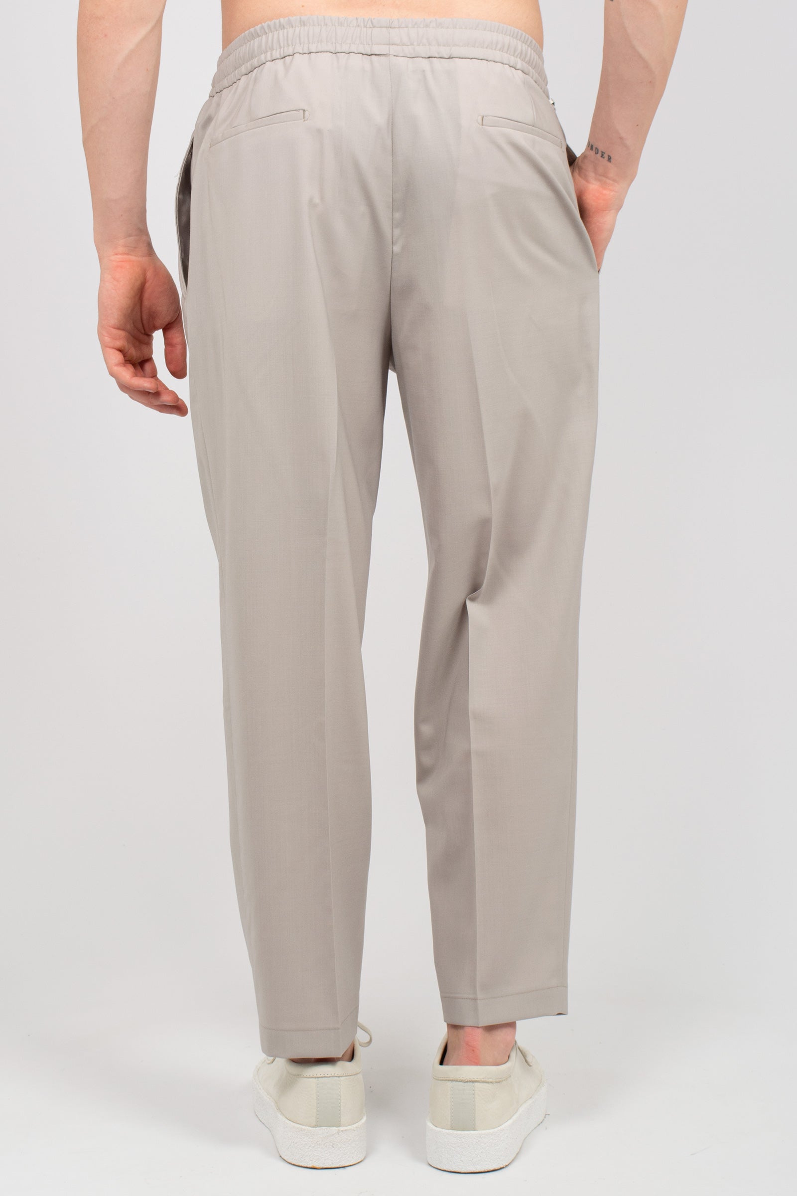 jogger in fresco lana 'baddy' BADDYMTS26 MASTICE BE ABLE 