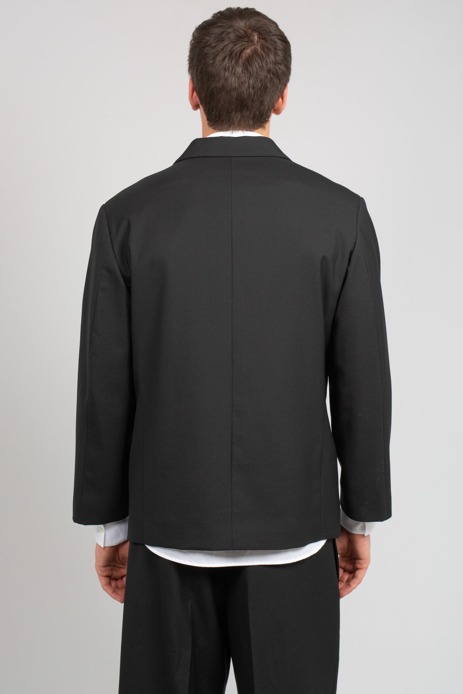 giacca oversize in misto lana 'dorian' DORIANSMPS26 NERO BE ABLE 