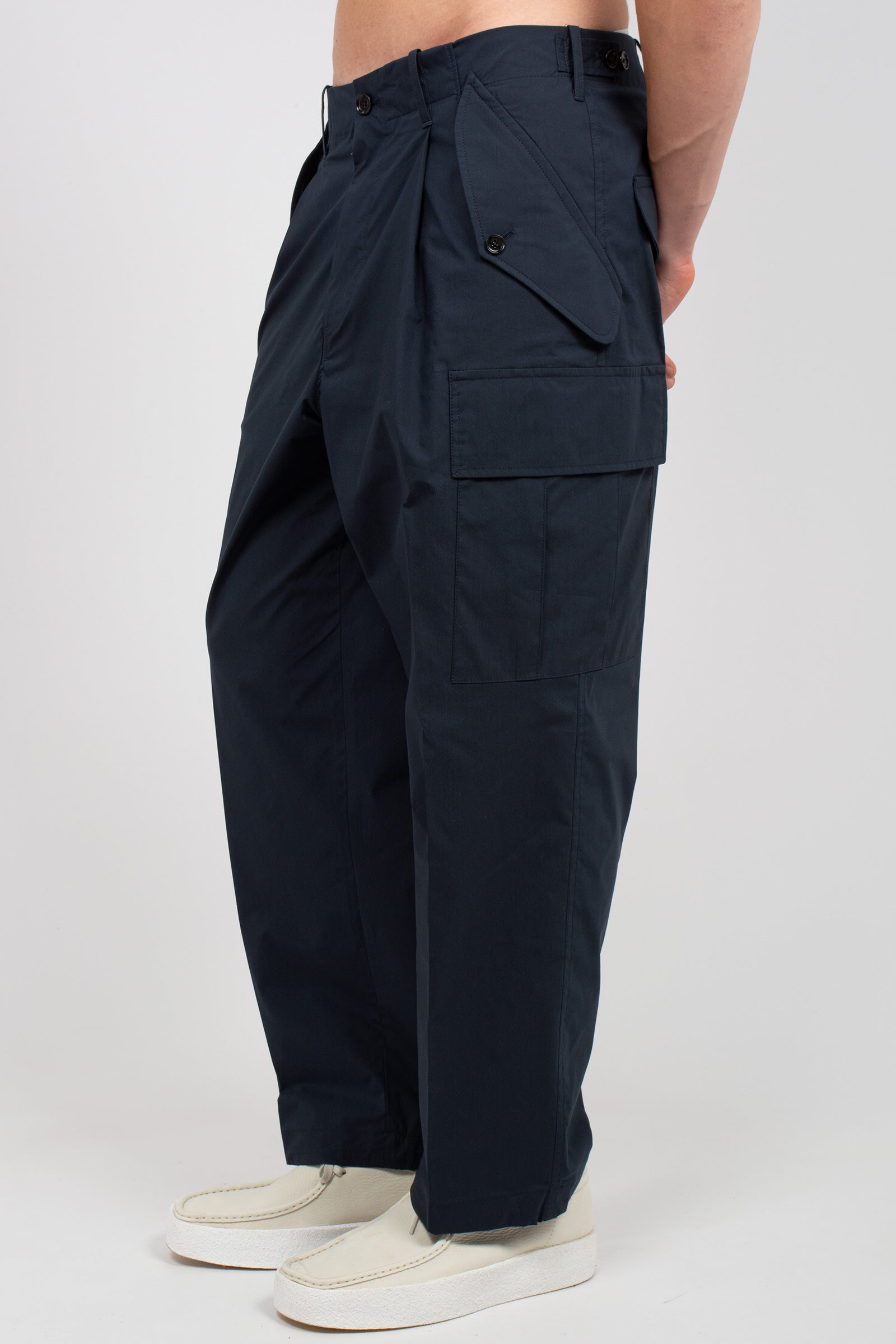 pantalone cargo in misto cotone 'kyoto' KYOTODAS26 BLU BE ABLE 