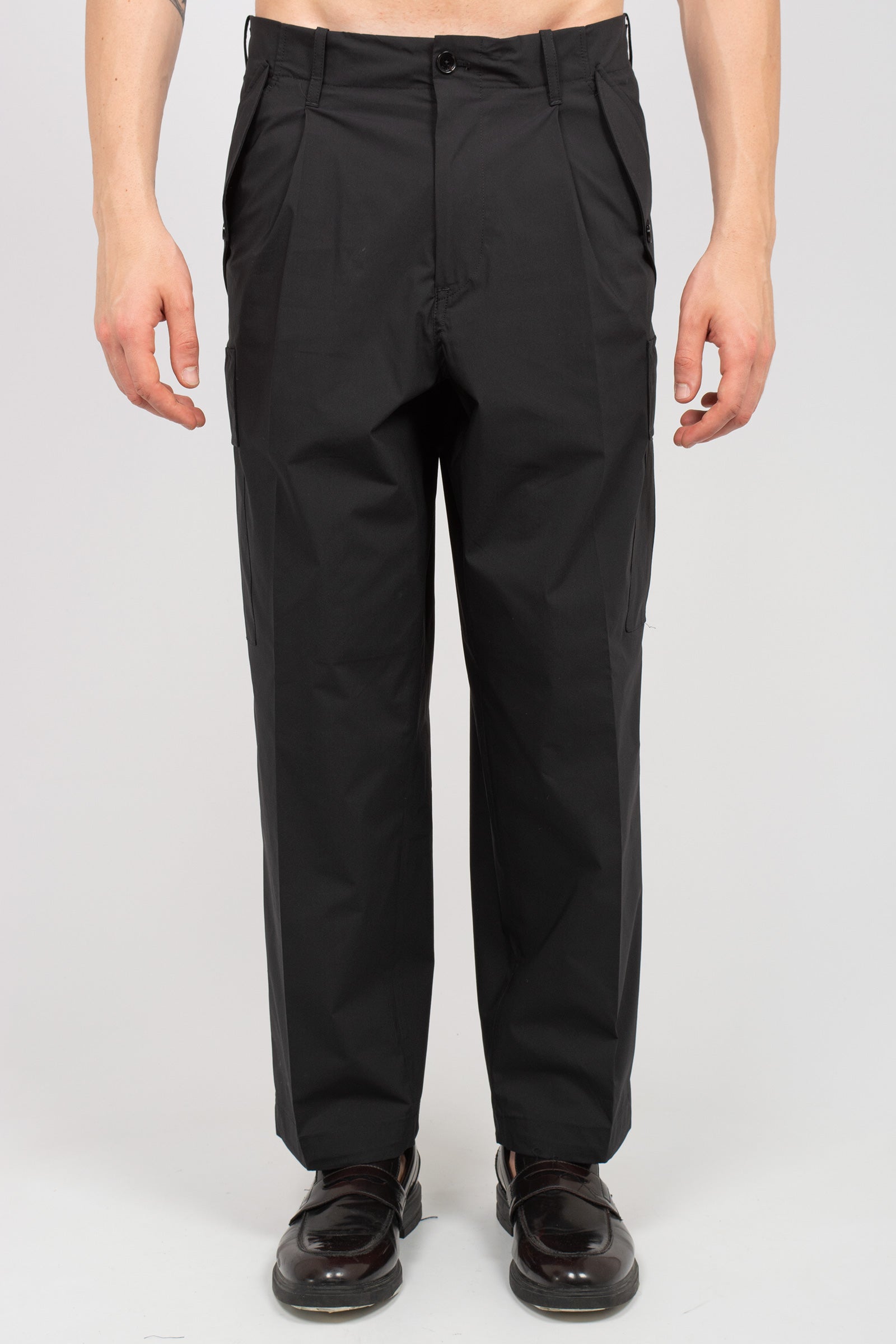 pantalone cargo in misto cotone 'kyoto' KYOTODAS26 NERO BE ABLE 