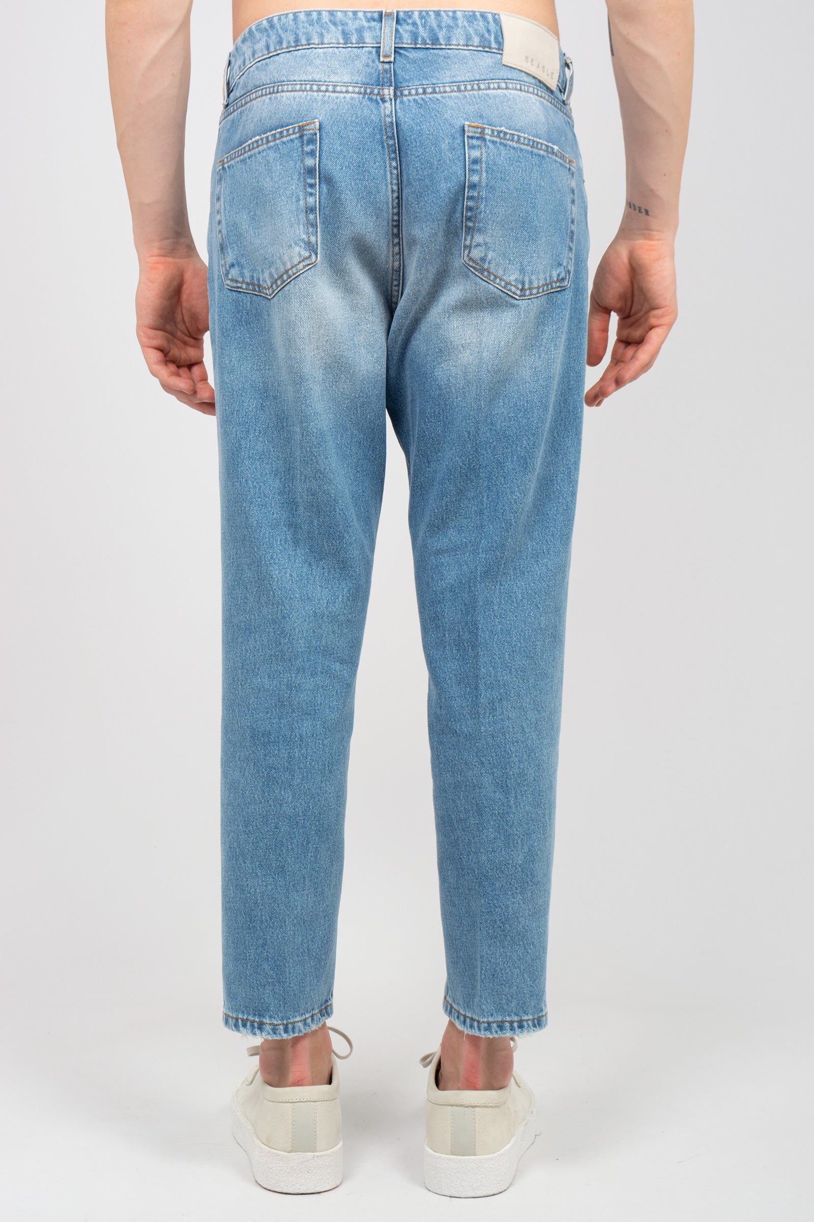 denim wide leg 'leonardo' LEONARDOGFBS26 0055 BE ABLE 