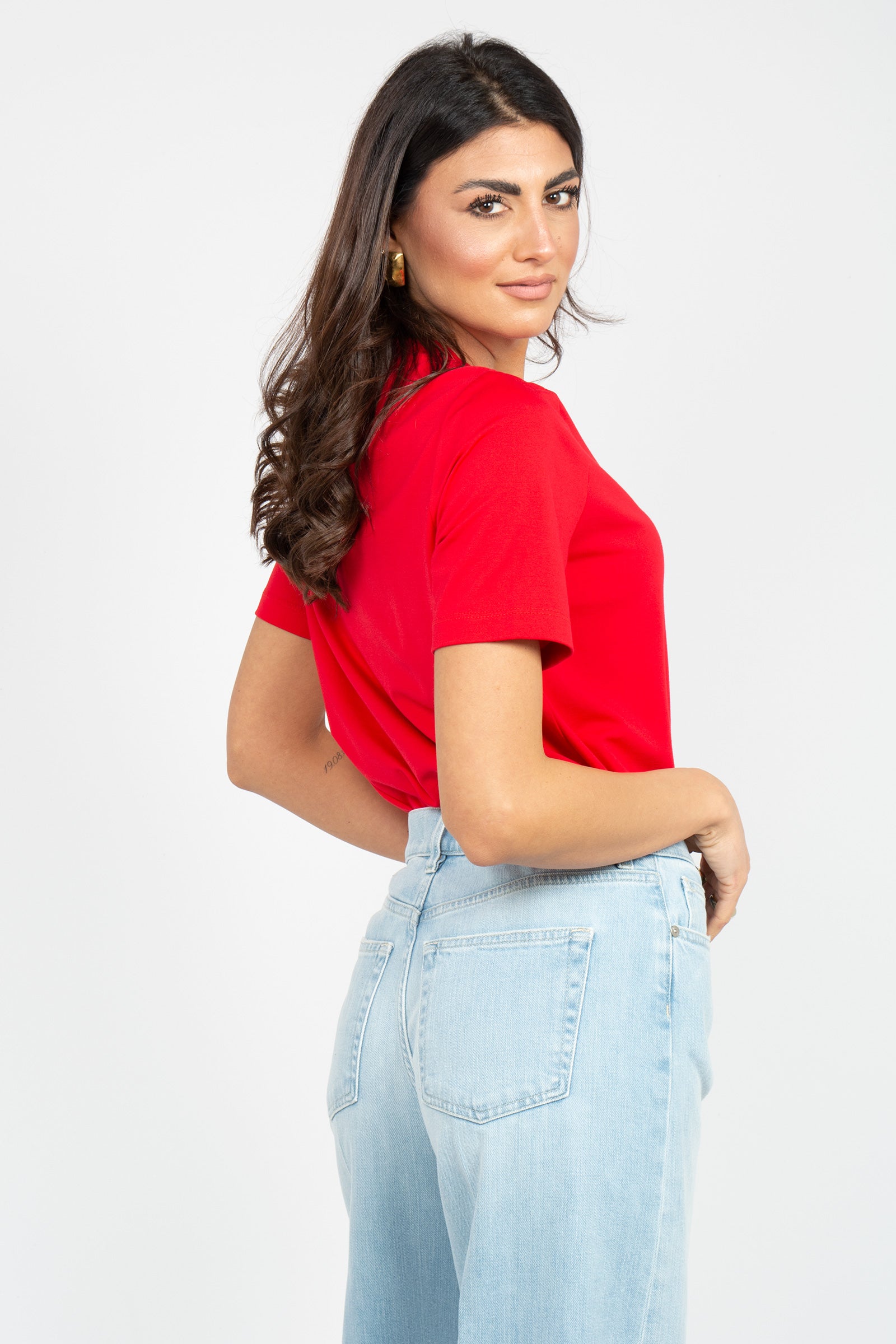 t-shirt in viscosa G060R000670N 16 DIANA GALLESI 
