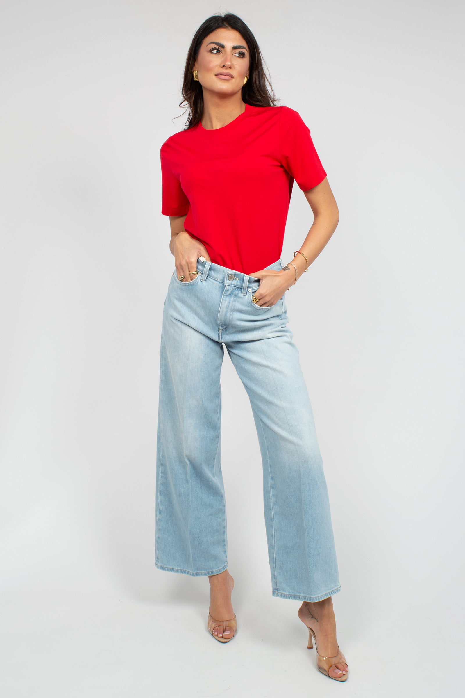 t-shirt in viscosa G060R000670N 16 DIANA GALLESI 