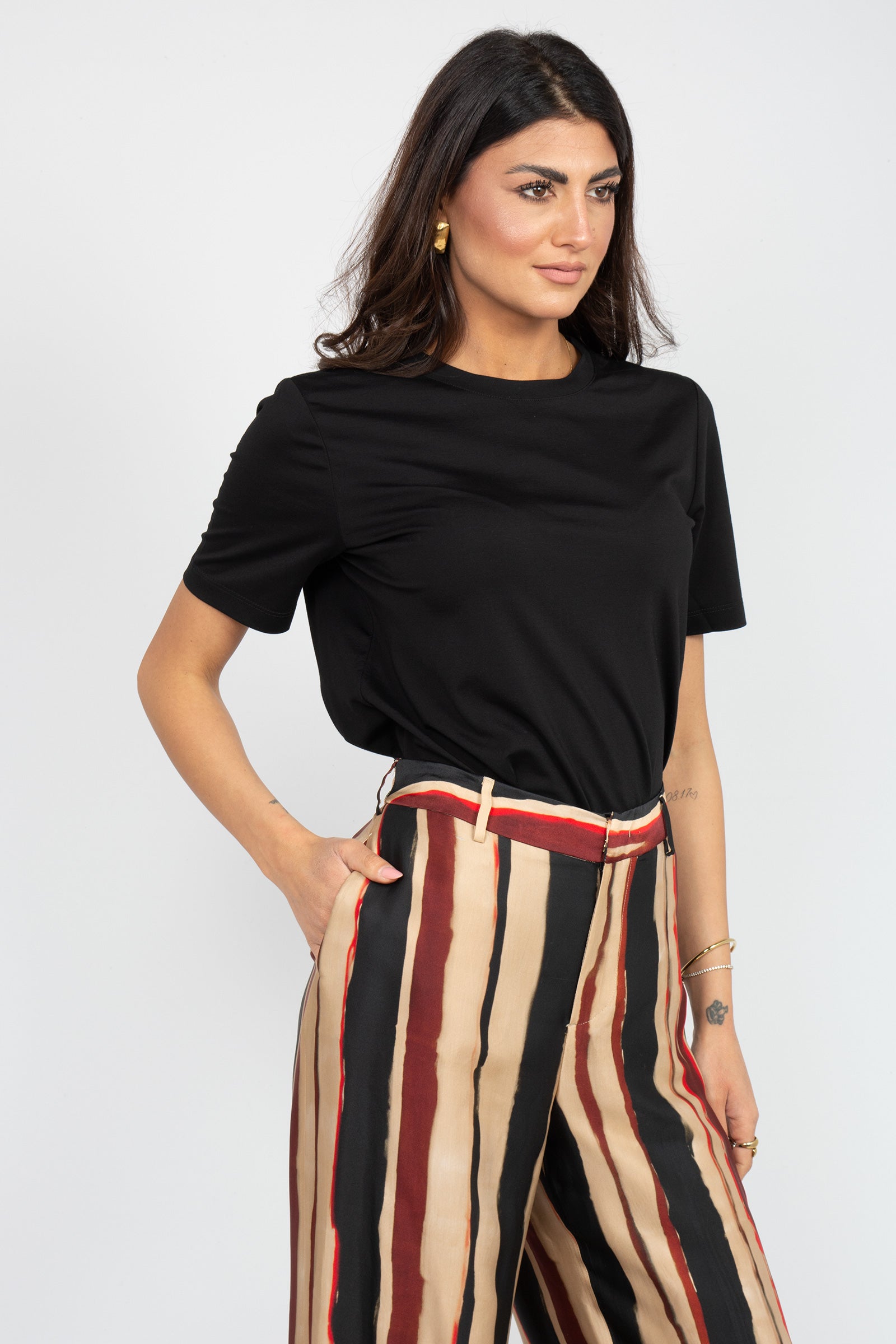 t-shirt in viscosa G060R000670N 33 DIANA GALLESI 