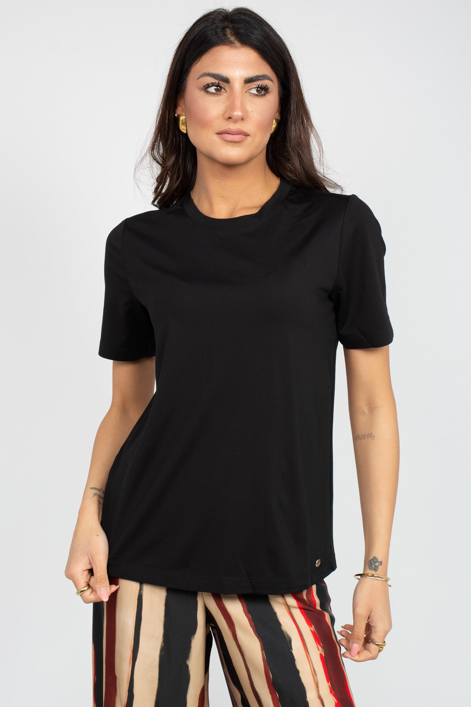 t-shirt in viscosa G060R000670N 33 DIANA GALLESI 