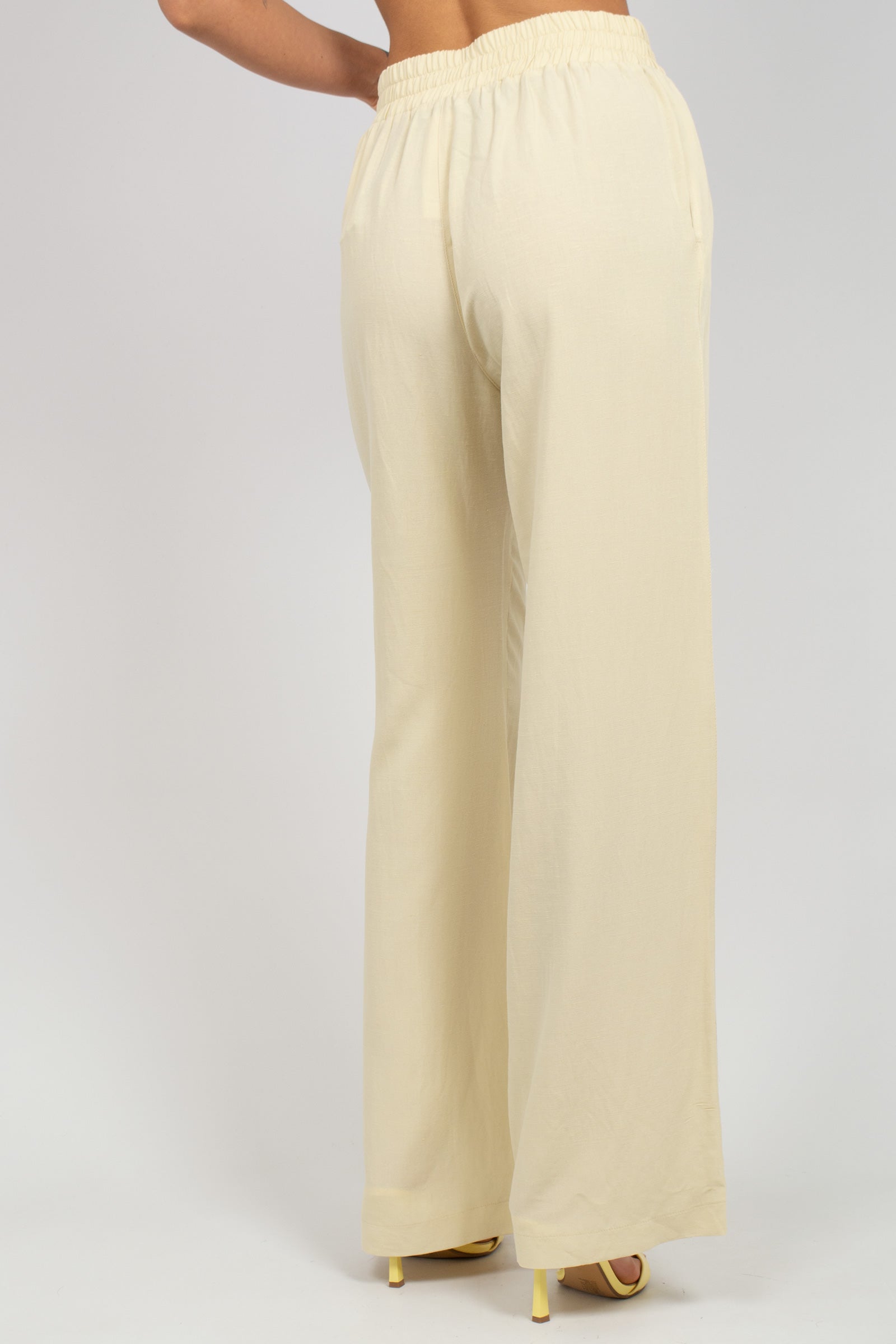 pantalone in misto viscosa e lino P004R008917N 02 DIANA GALLESI 