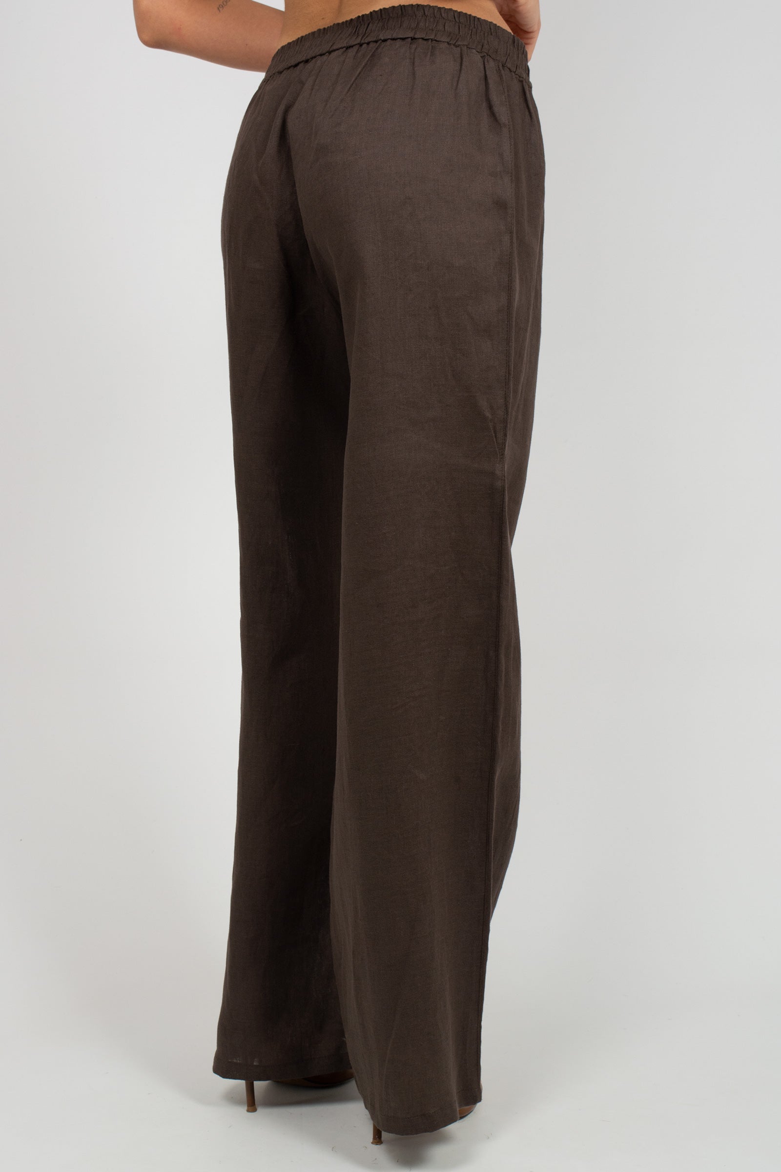 pantalone in lino P017R008955N 32 DIANA GALLESI 