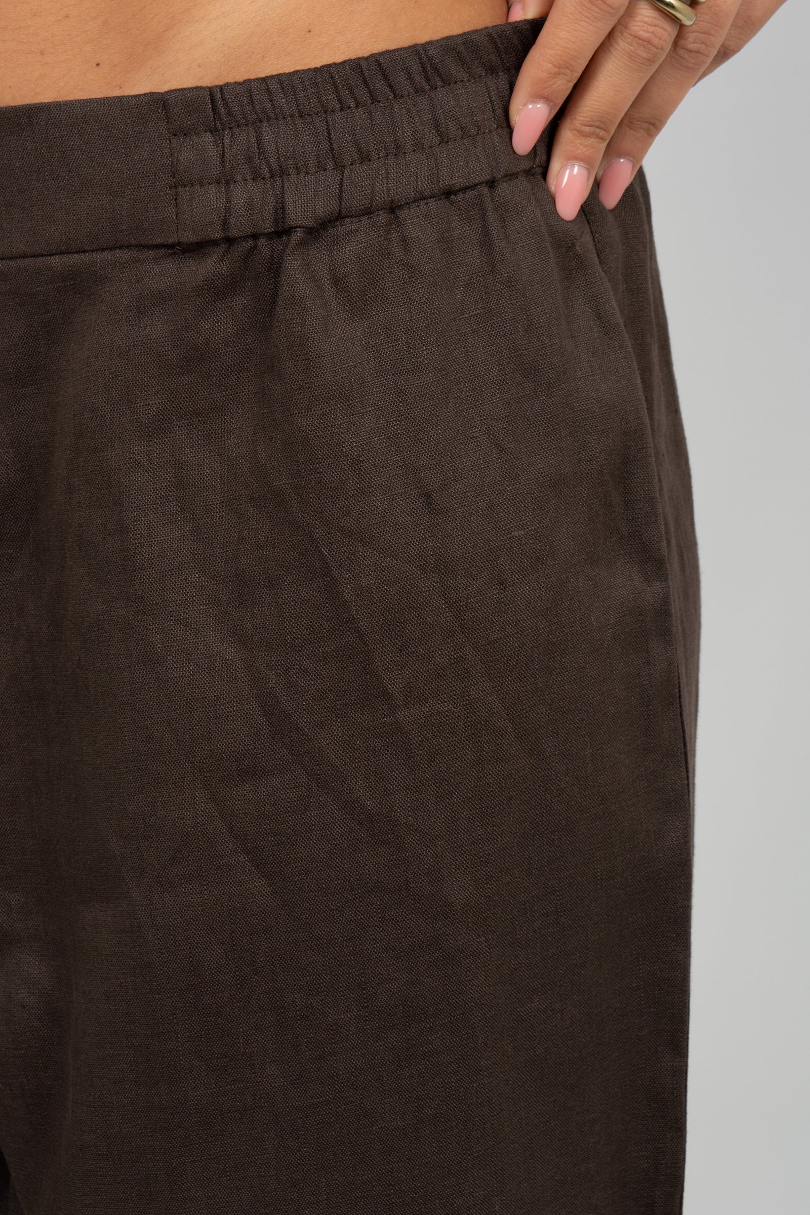 pantalone in lino P017R008955N 32 DIANA GALLESI 
