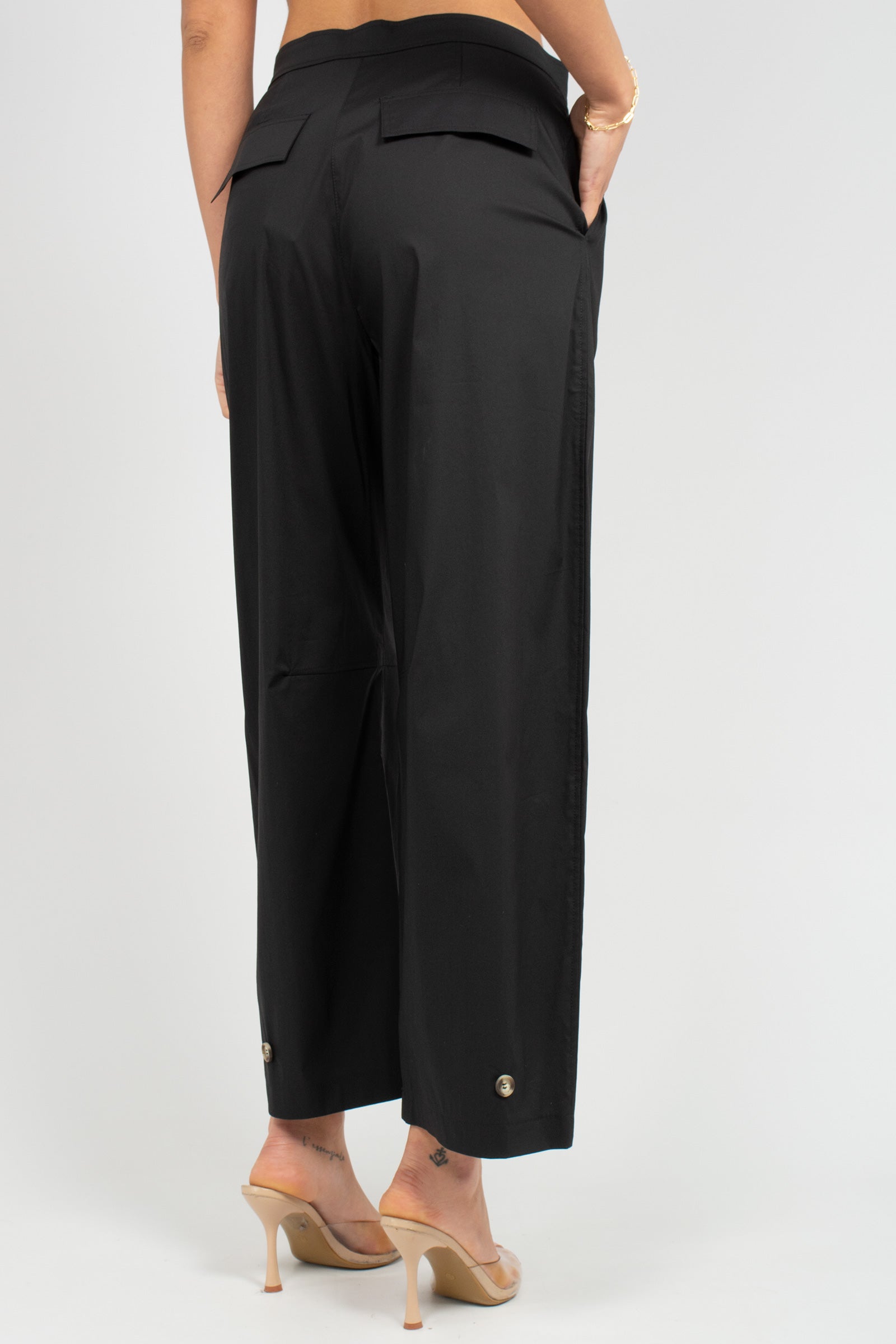 pantalone in popeline di cotone P091R008742N 33 DIANA GALLESI 