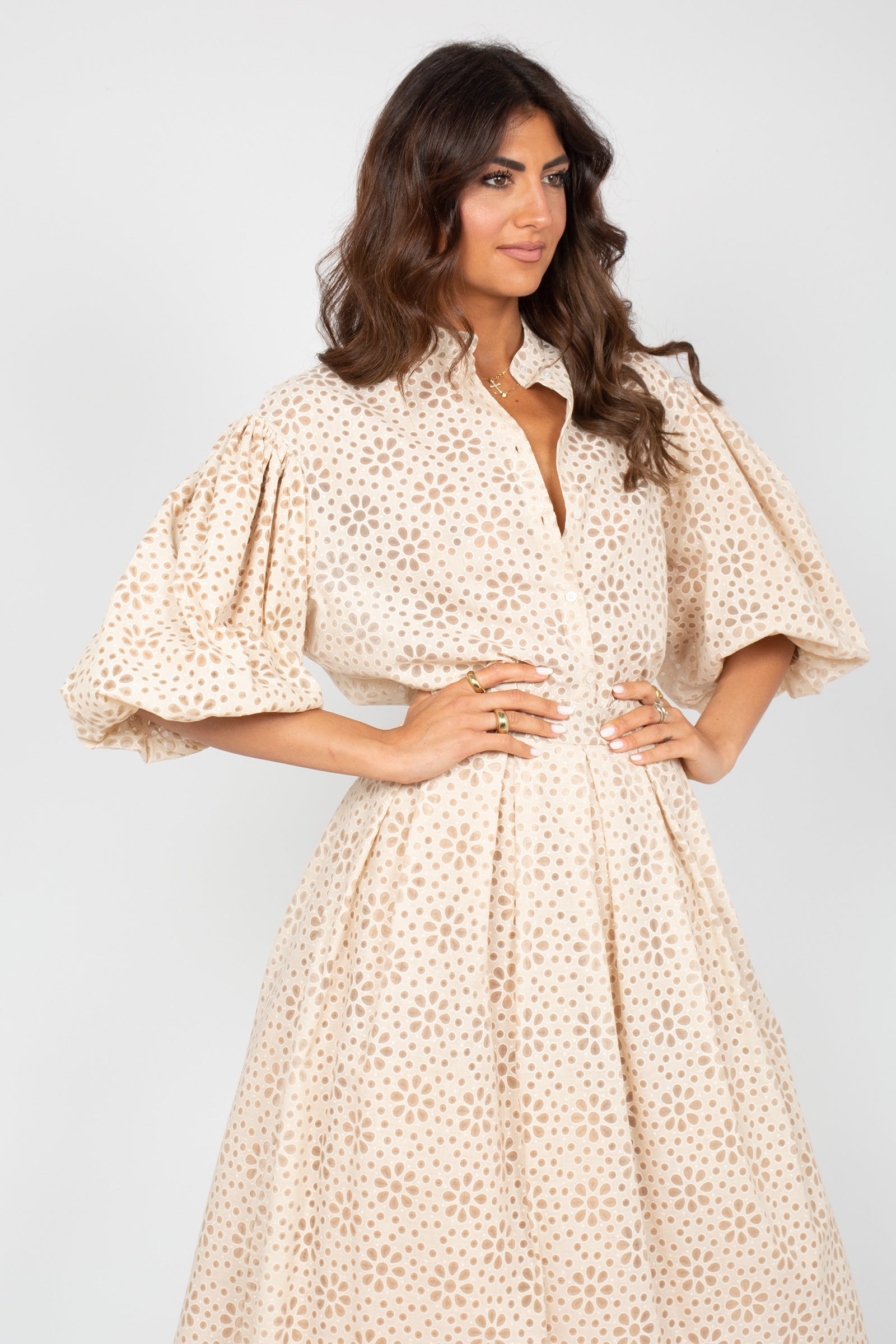 camicia collo koreano stampa sangallo PROSECCODD09 300 DOUUOD 