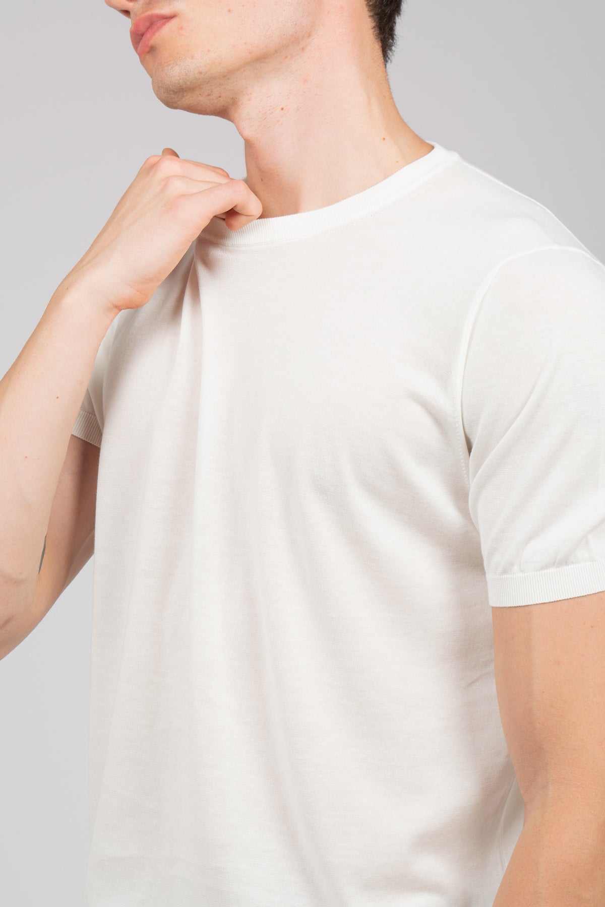 t-shirt in cotone rasato D0GN100 120 DRUMOHR 