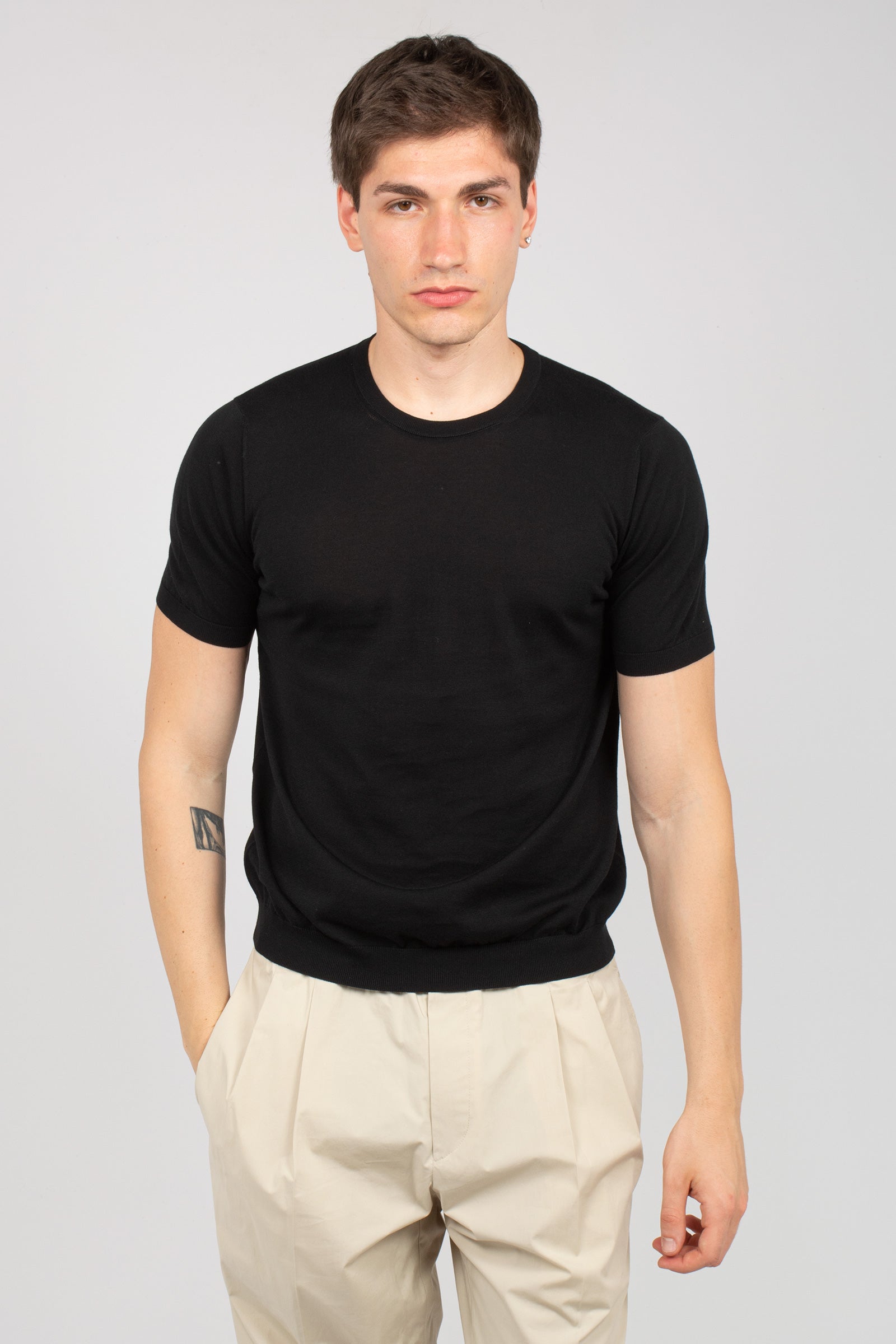 t-shirt in cotone rasato D0GN100 690 DRUMOHR 