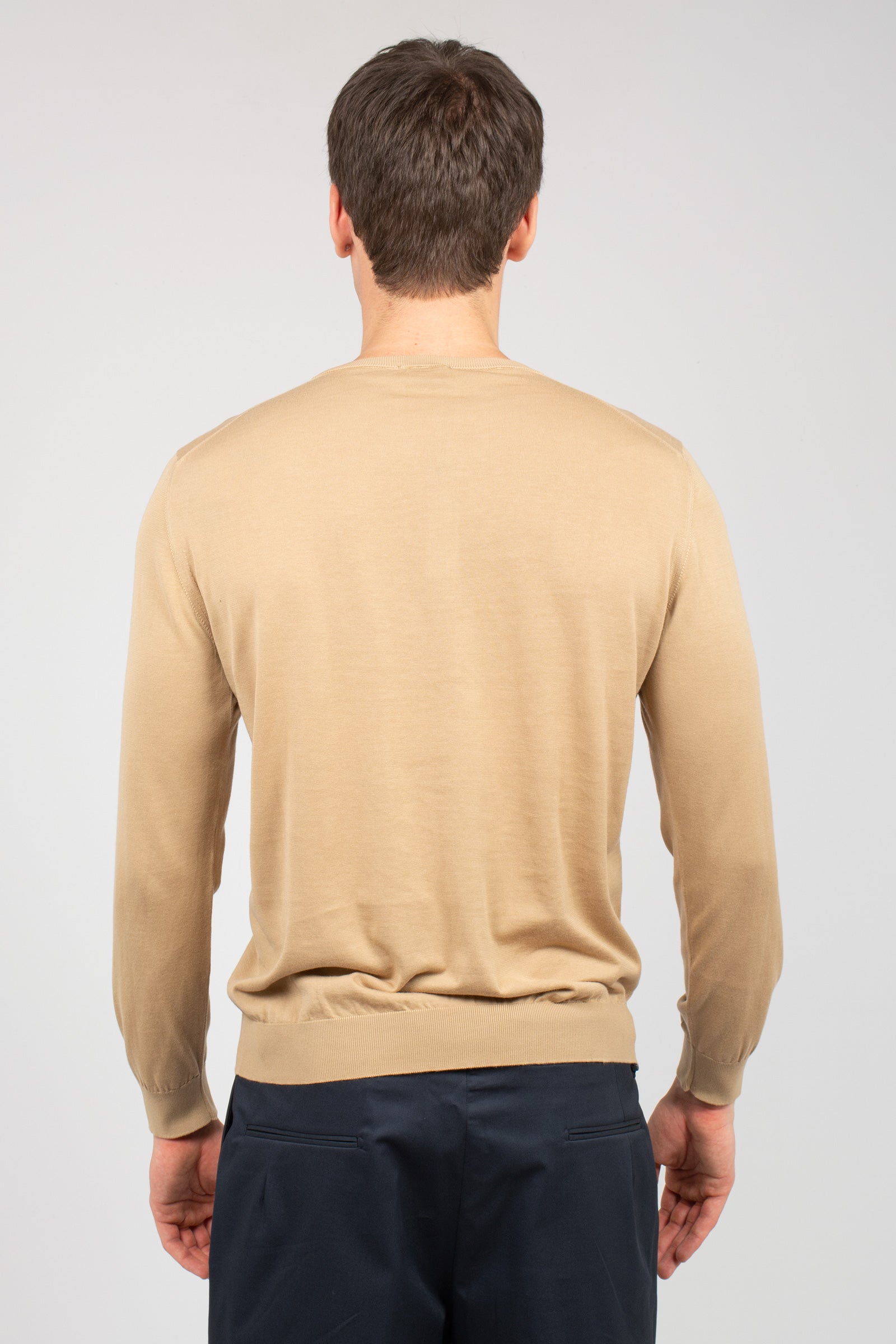 girocollo manica lunga in cotone rasato D0GN113 160 DRUMOHR 